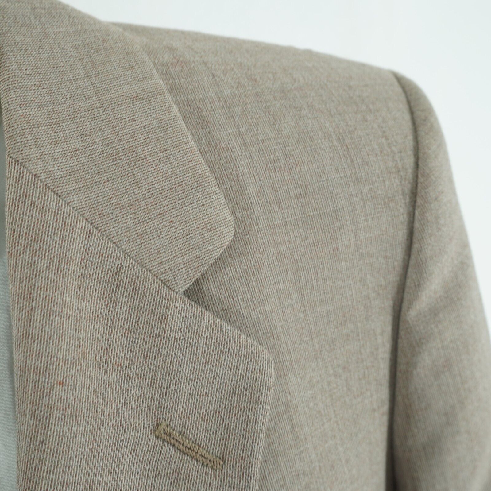Hart Schaffner Marx Hart Schaffner Marx Christian Dior Wool Tan Red Green Check Size 40L - 2 Thumbnail