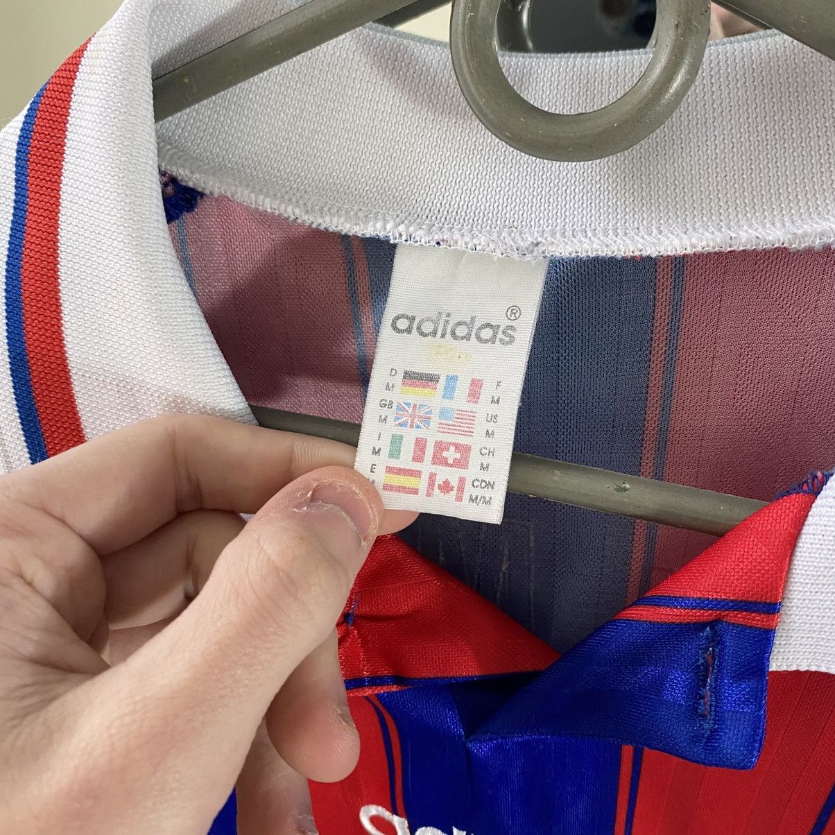 Adidas Vintage Adidas FC Munich Bayern Soccer Jersey Opel Y2K Drill Size US M / EU 48-50 / 2 - 5 Thumbnail