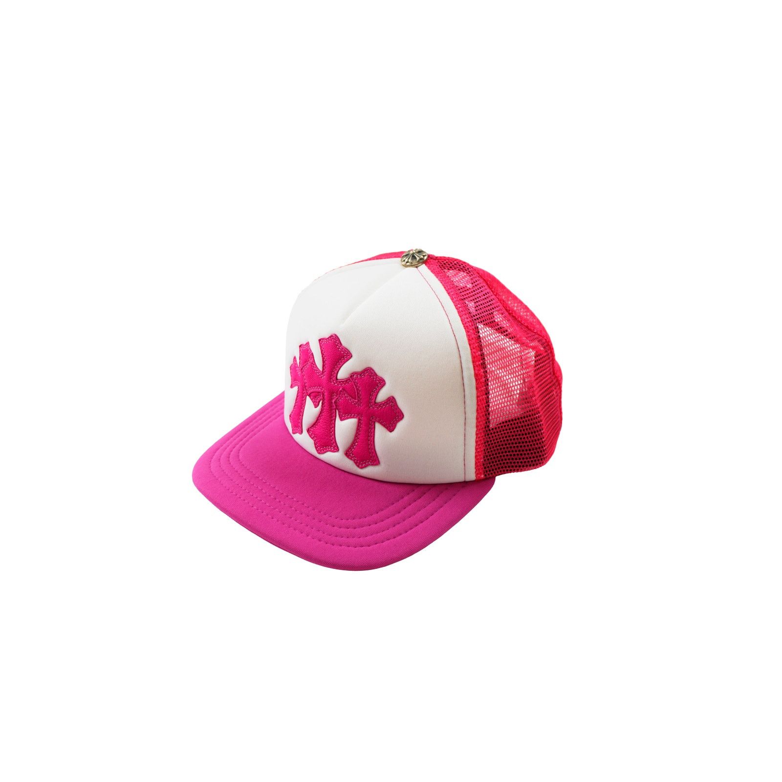 Chrome Hearts Cemetery Trucker Hat 'Neon Pink' Size ONE SIZE - 8 Thumbnail