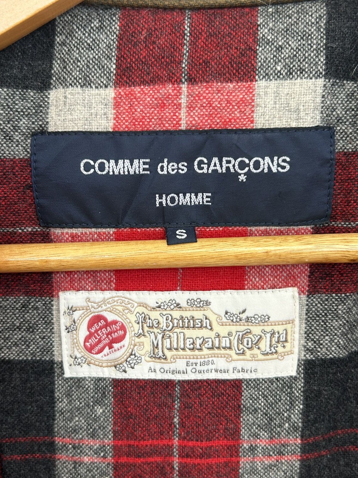 Comme des Garcons AD 2012 The British Millerain X CDG Jacket Vintage Beige Size US S / EU 44-46 / 1 - 11 Thumbnail