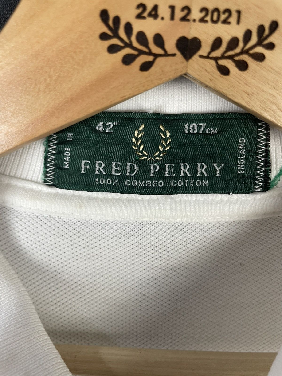 Fred Perry × Gear for Sports Vtg Fred Perry White Polo Tee Size US M / EU 48-50 / 2 - 7 Thumbnail