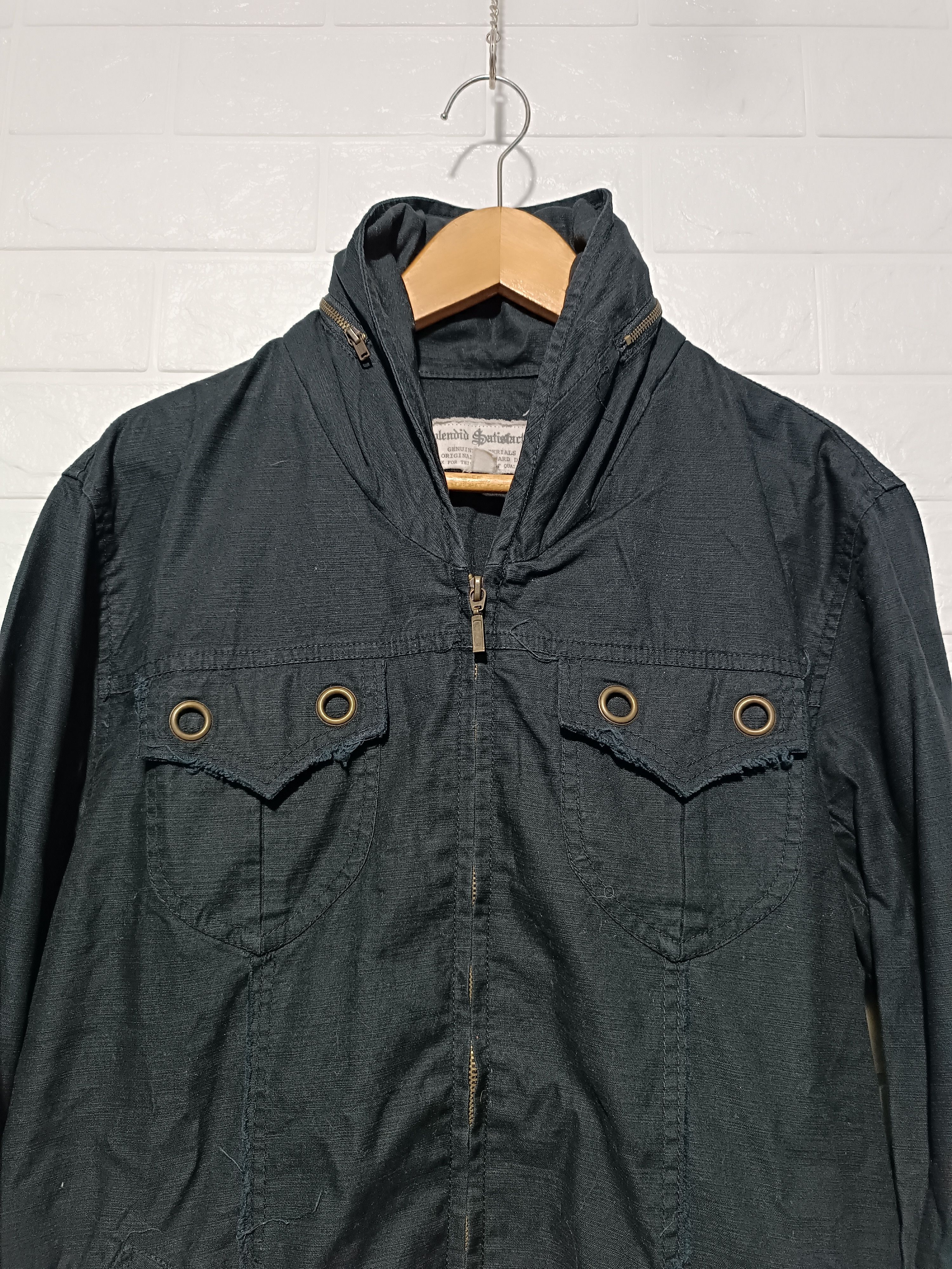 Japanese Brand Vintage Splendid Satisfaction LGB Pilot Jacket Style Size US L / EU 52-54 / 3 - 3 Thumbnail