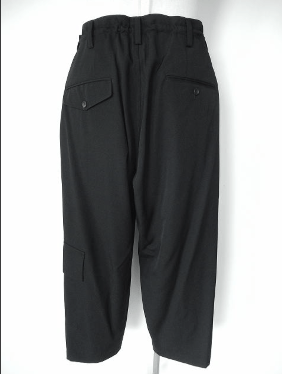 Yohji Yamamoto Yohji Yamamoto Pour Homme - W/GABARDINE FRONT TUCK PANTS Size US 30 / EU 46 - 18 Thumbnail