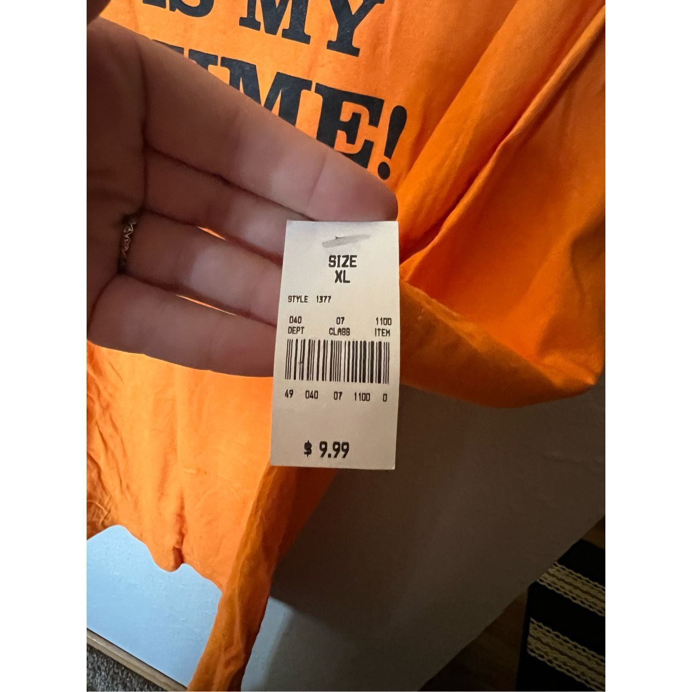 Other This Is My Costume! Orange T-Shirt Men’s Size XL NEW 100% Co Size US XL / EU 56 / 4 - 5 Thumbnail