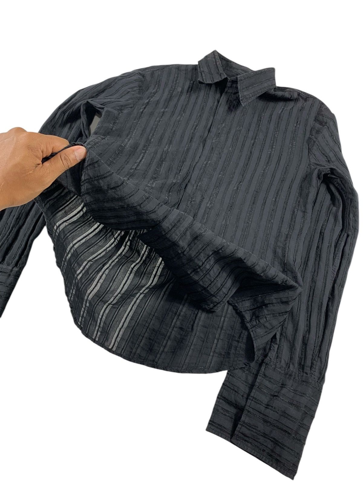 Just Cavalli Just Cavali Linen Button Up Shirt Size L / US 10 / IT 46 - 6 Thumbnail