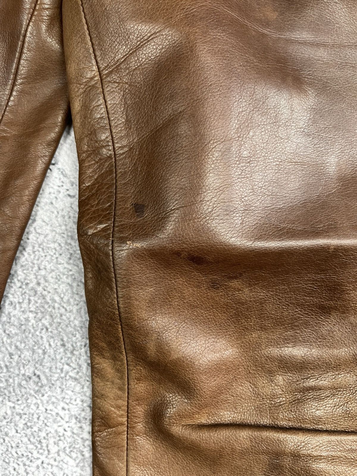 Genuine Leather Leather pants Chrome Hearts style vintage Size 28" / US 6 / IT 42 - 2 Thumbnail