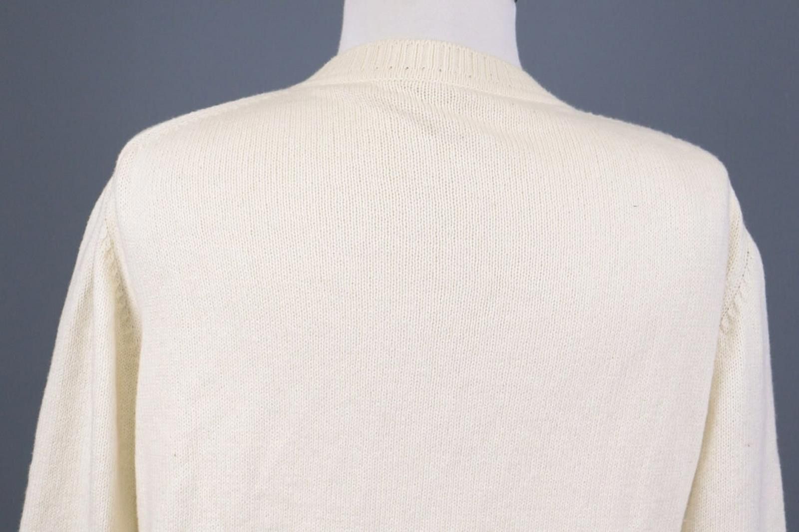 Malo Malo Beige Knit Button Dwon Cardigan Sweater Size 48 Size M / US 6-8 / IT 42-44 - 11 Thumbnail