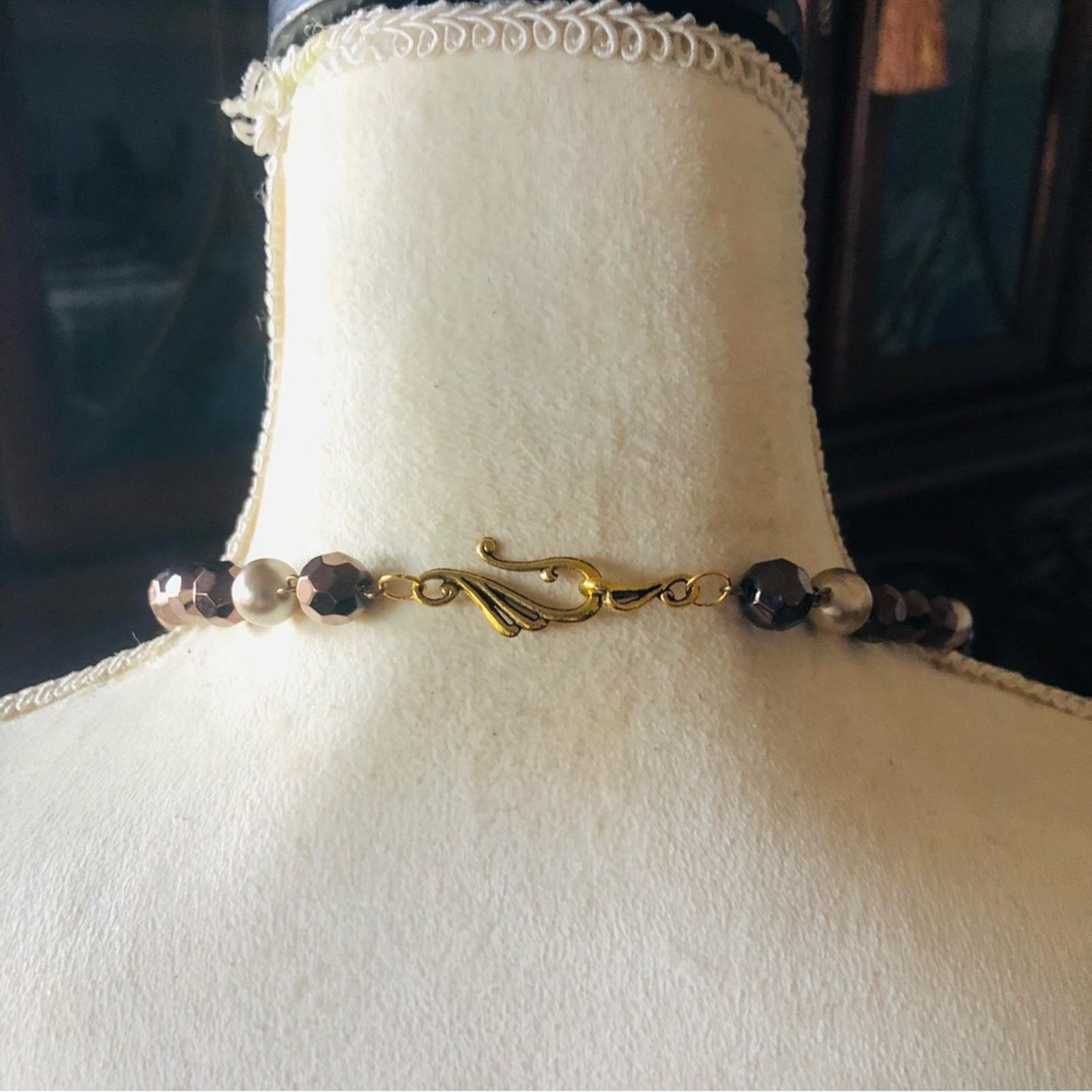 Vintage Vintage salvaged chunky bead and pearl long length necklace Size ONE SIZE - 7 Thumbnail