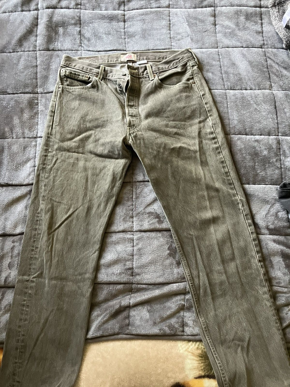 Levi's Grey Denim Levi’s Jeans Size US 35 - 1 Thumbnail