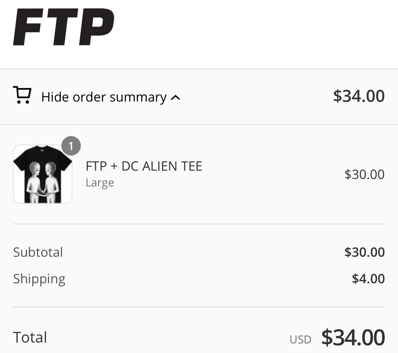 Fuck The Population FTP + DC ALIEN TEE Size US L / EU 52-54 / 3 - 3 Thumbnail