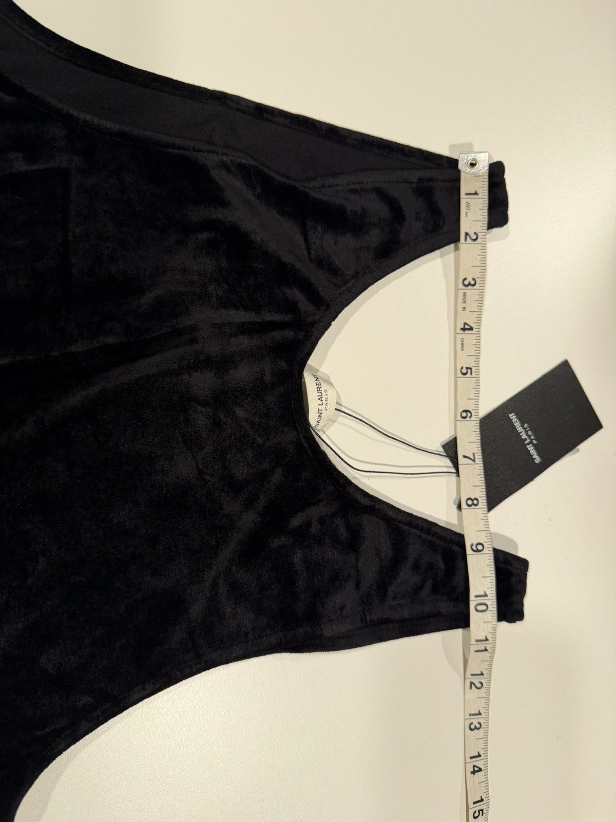 Saint Laurent Paris Saint Laurent men’s velvet tank. XL. $490 Size US XL / EU 56 / 4 - 7 Thumbnail
