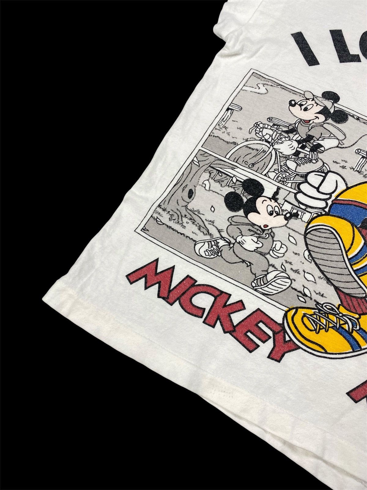 Vintage Vintage Mickey Mouse I Love Sports Sleeveless T-Shirt Size US XS / EU 42 / 0 - 6 Thumbnail