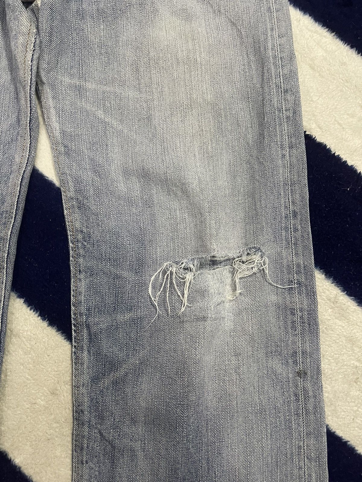 Edwin × Japanese Brand Edwin Selvedge Distressed Jeans (14) Size US 36 / EU 52 - 16 Thumbnail