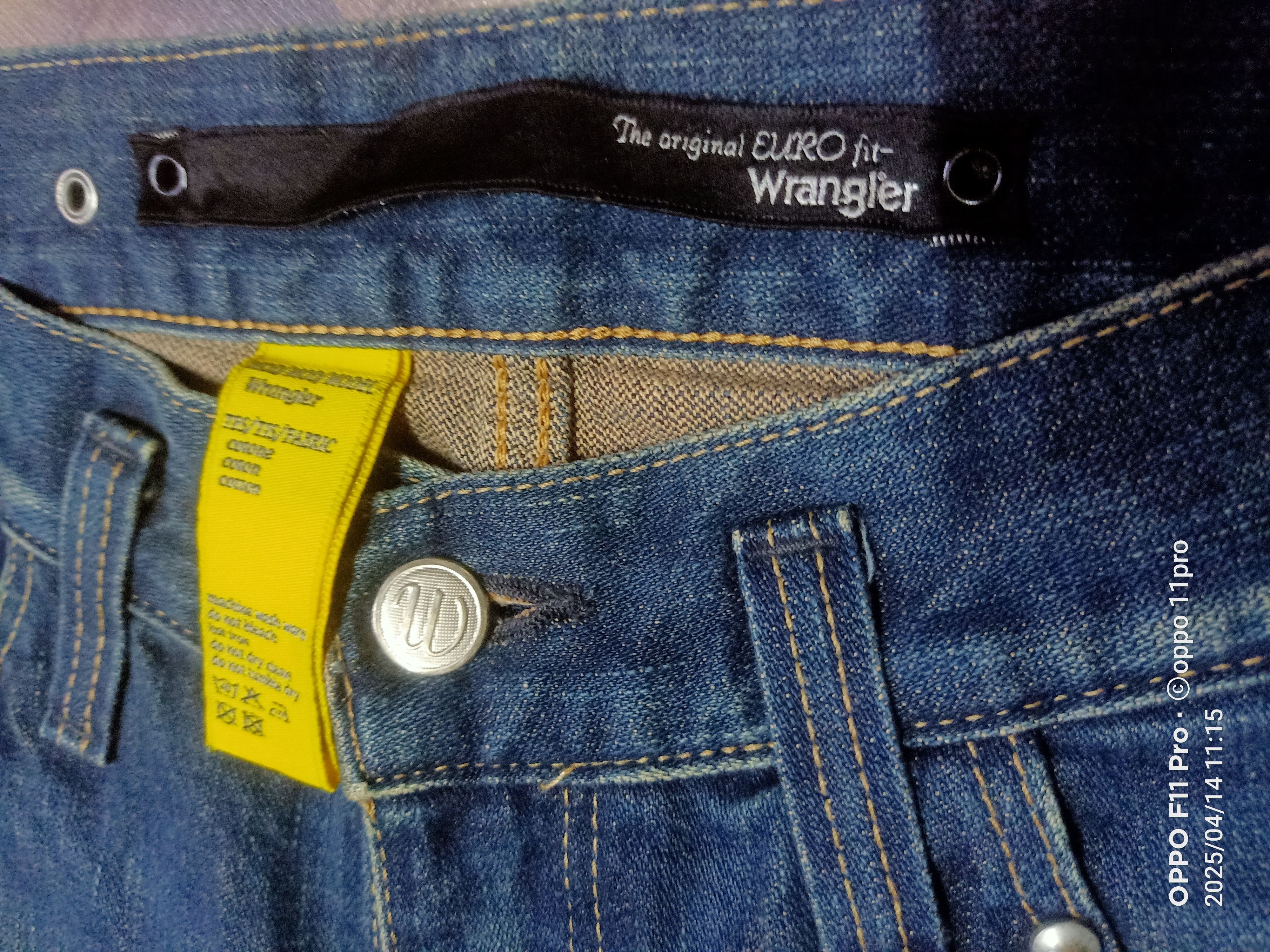 If Six Was Nine × Le Grande Bleu (L.G.B.) × Wrangler Wrangler Vtg Euro Fit Flare Denim Non Selvedge Size US 30 / EU 46 - 10 Thumbnail