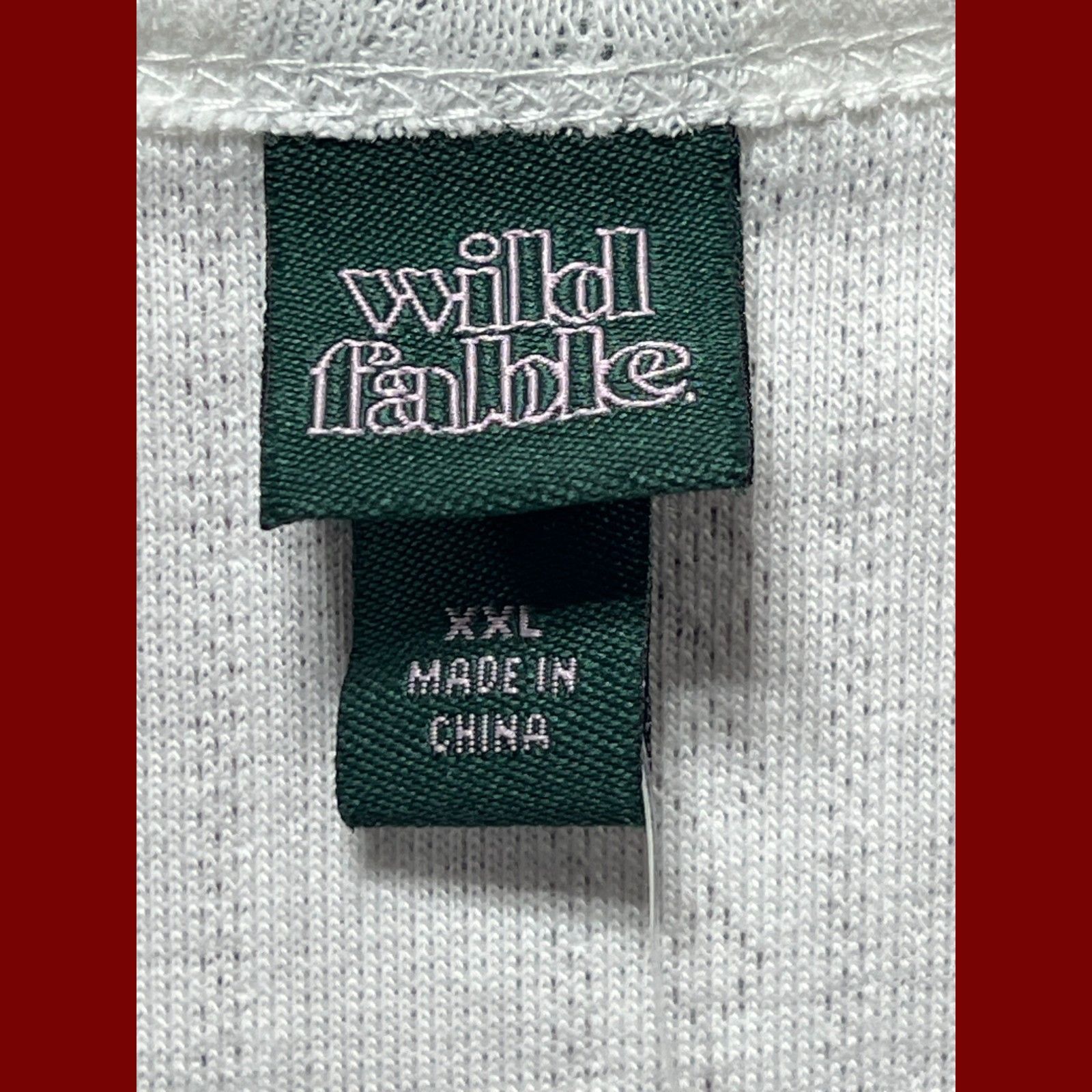 Other Wild Fable - Women's Long Sleeve Pointelle T-Shirt - White - Size XXL / US 16-18 / IT 52-54 - 9 Thumbnail