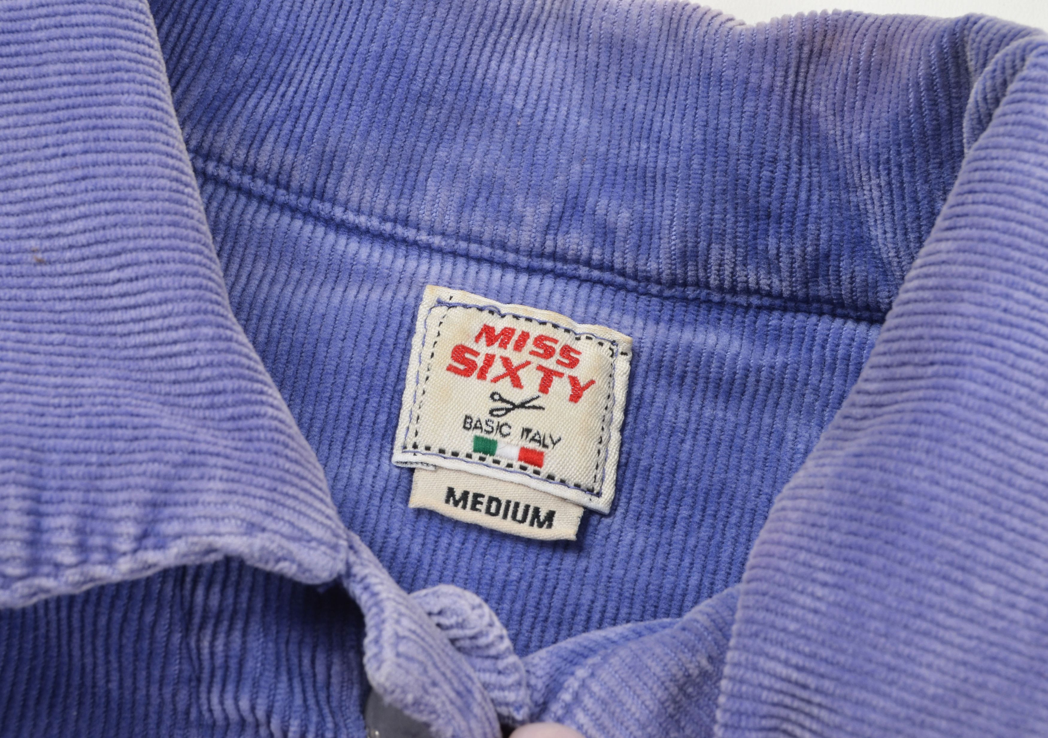 Miss Sixty Vintage Miss Sixty Y2K Corduroy Purple Jacket Size M / US 6-8 / IT 42-44 - 8 Thumbnail