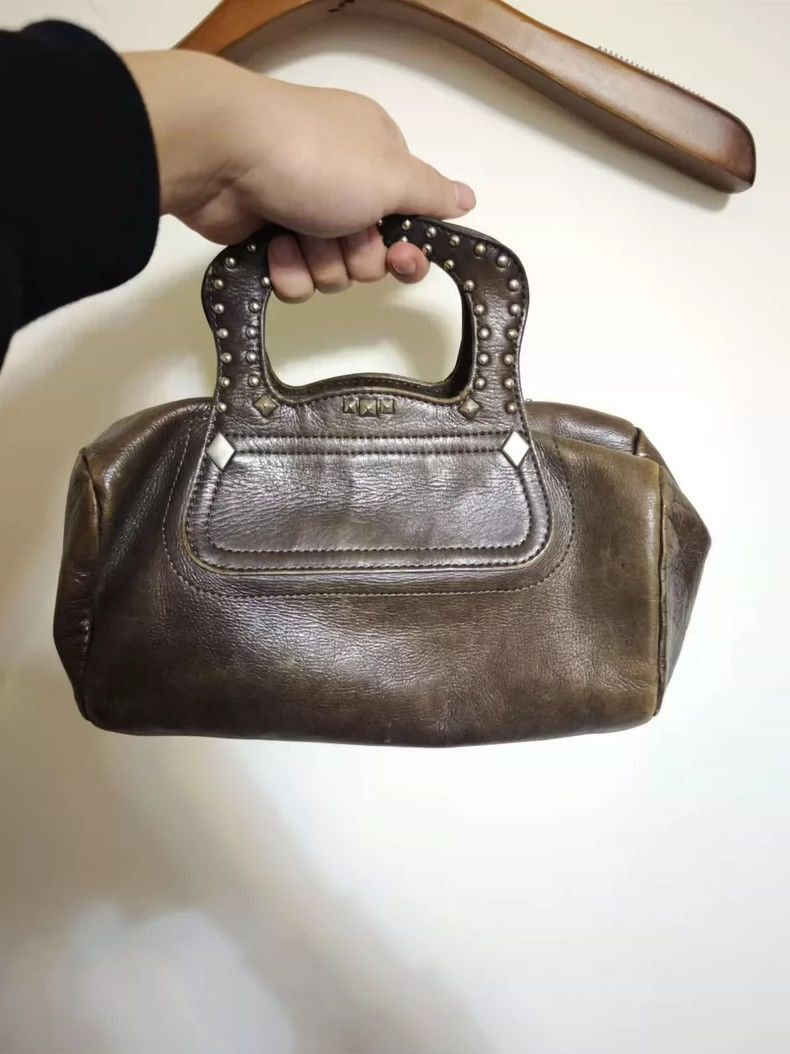Undercover Undercover Distressed Leather Handbag Size ONE SIZE - 1 Thumbnail