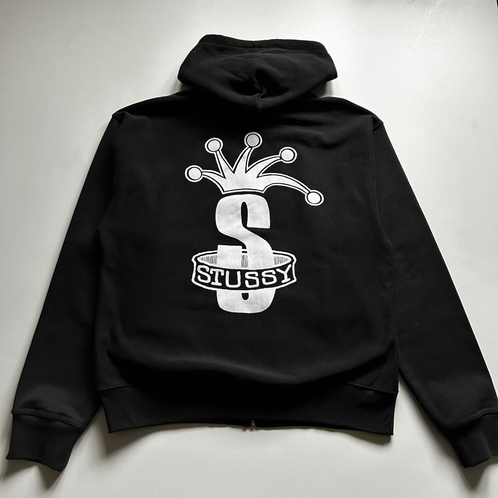 Streetwear × Stussy RRP 440$ VERY RARE Stussy Shattered 8 Ball Zip