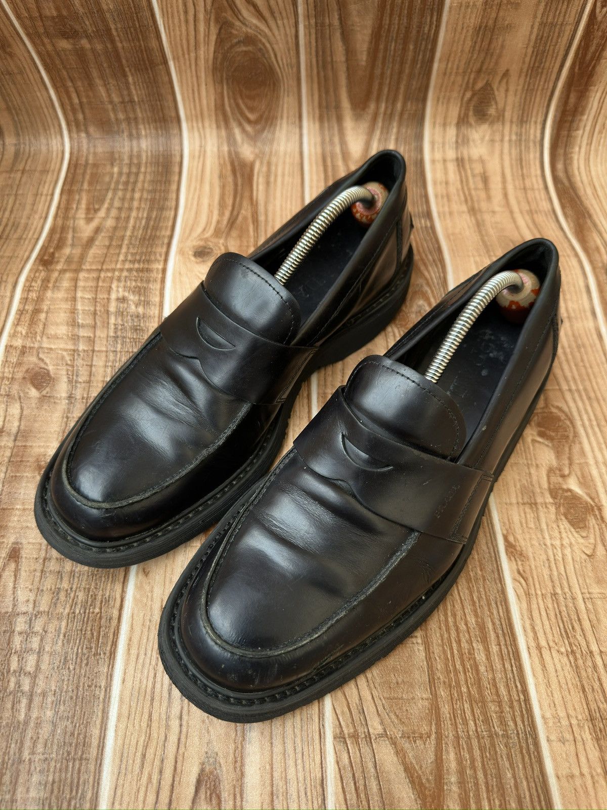 Prada Prada Penny Loafers Size US 10 / EU 43 - 1 Thumbnail