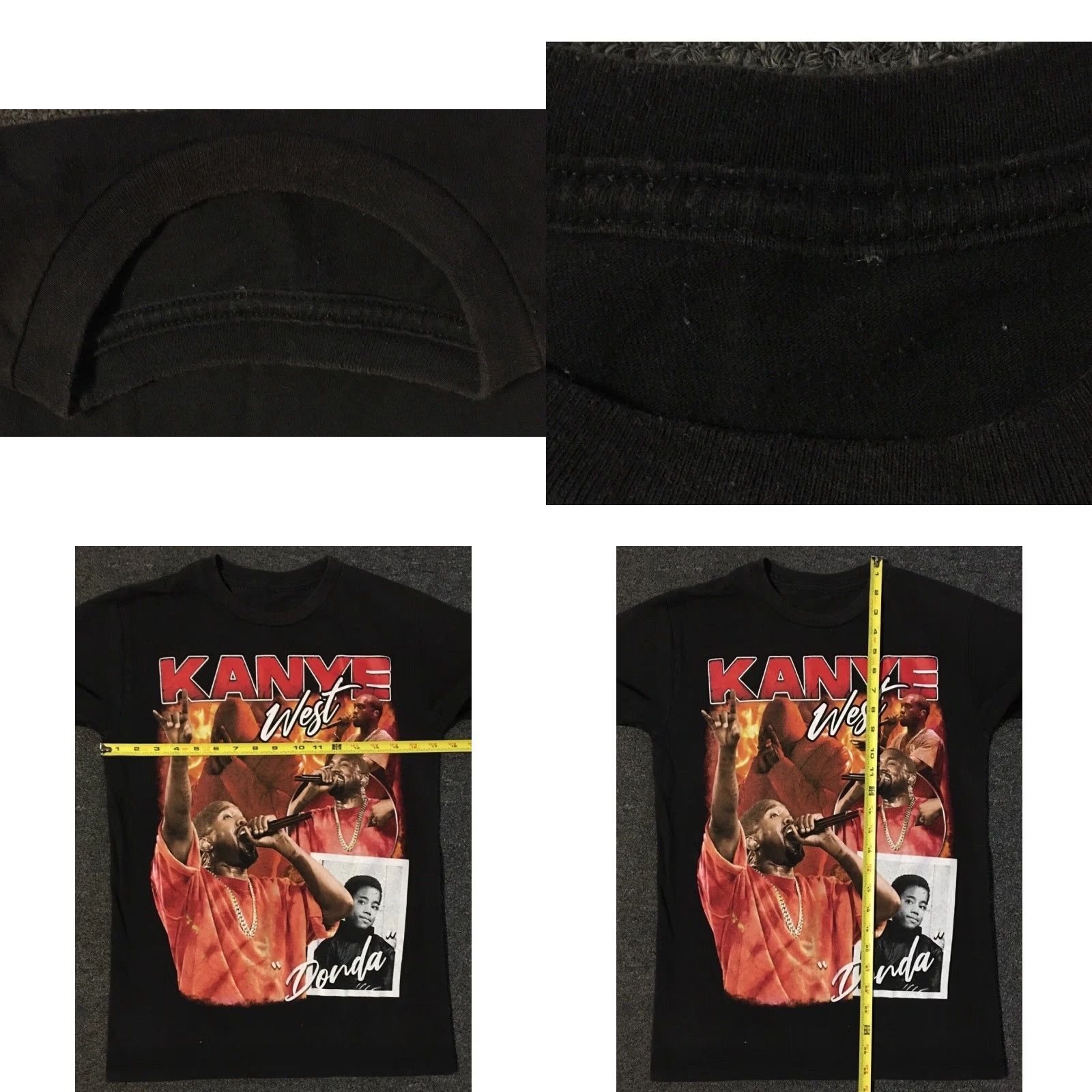 Vintage VINTAGE Kanye West Donda Faded Modern Boot All Over Print Shirt S Hip Hop Tee Mens Black 80s 90s Rapper 2pac Wu Tang NY Size US S / EU 44-46 / 1 - 9 Thumbnail