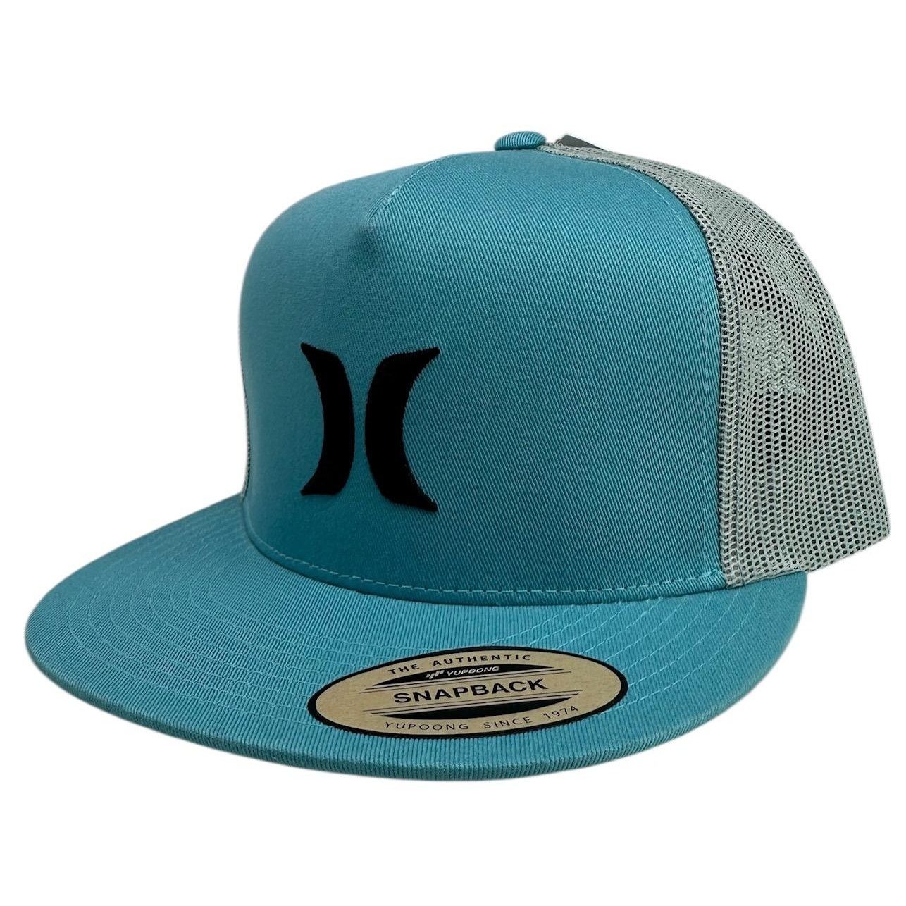 Hurley Hurley Men's Trucker Hat Icon Solid Flat Bill Snapback Cap Size ONE SIZE - 1 Thumbnail