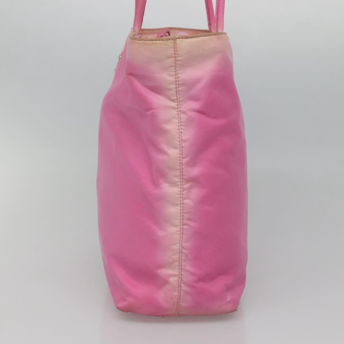 Prada PRADA Tote Bag Nylon Pink Silver Size ONE SIZE - 5 Thumbnail