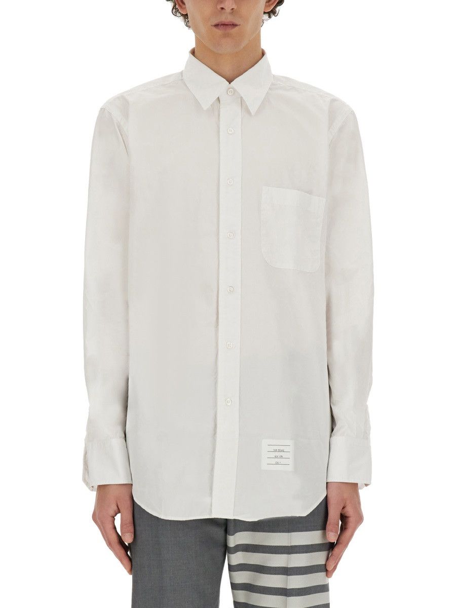 Thom Browne THOM BROWNE BUTTON DOWN SHIRT - WHITE (JP 5) Size US XXL / EU 58 / 5 - 1 Thumbnail