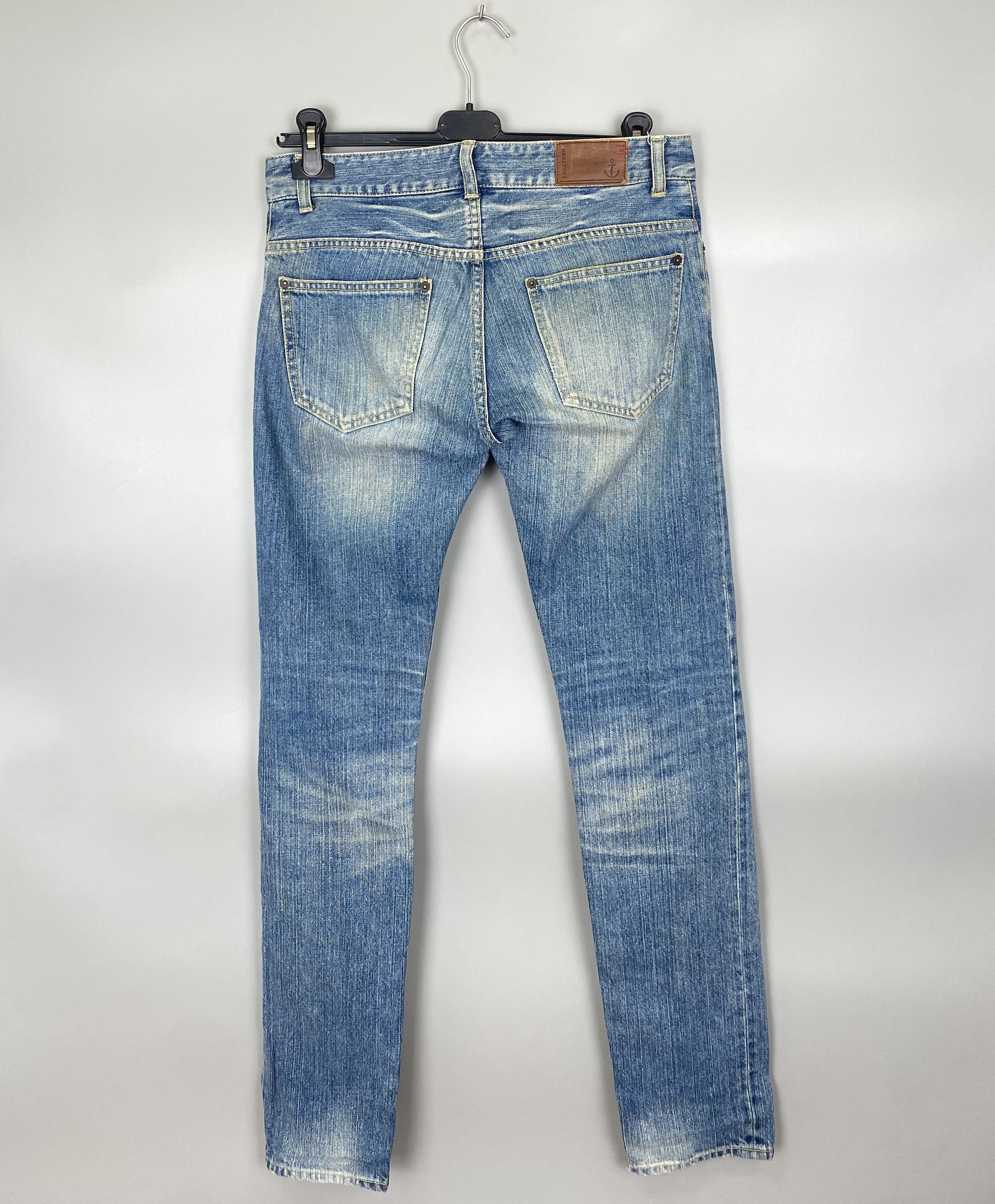 Japanese Brand RARE NANATONE Washed Denim Jeans Made in JAPAN Size US 28 / EU 44 - 7 Thumbnail