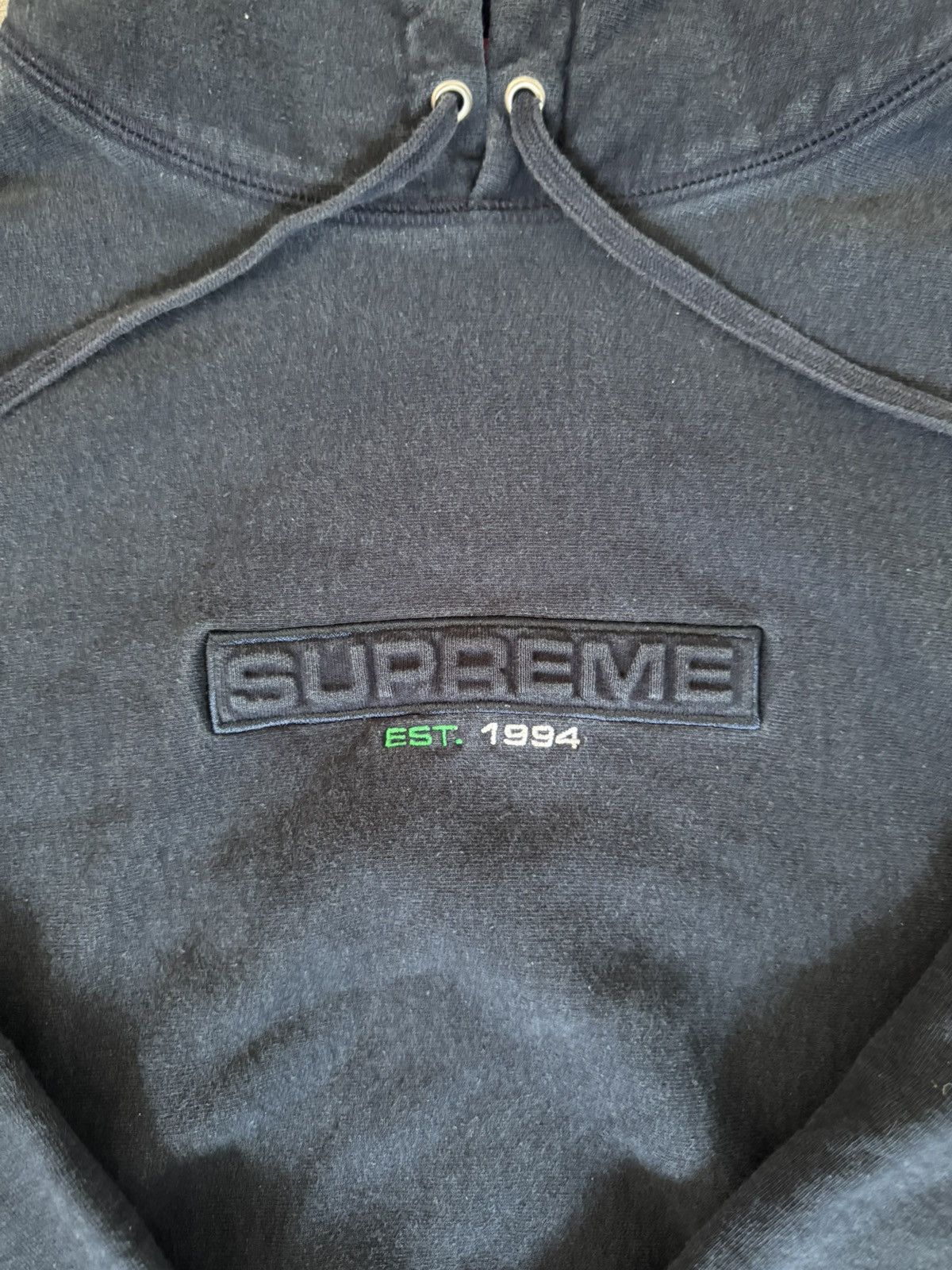 Supreme SUPREME EMBOSSED LOGO HOODIE (SS18) Size US M / EU 48-50 / 2 - 2 Thumbnail