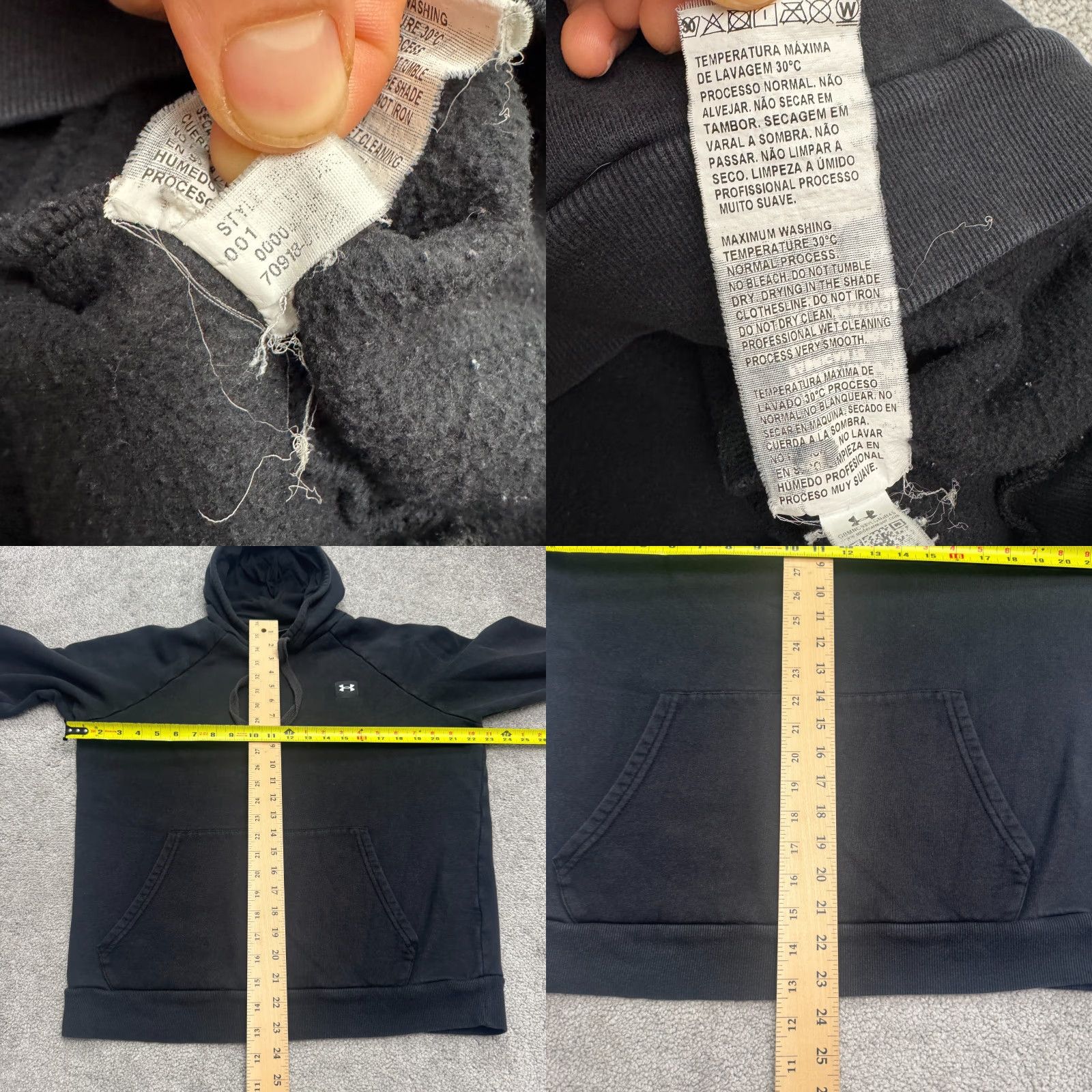 Under Armour Under Armour Hooded Pullover Hoodie Mens M Black Casualwear Activewear Streetwear Everyday fit Size US M / EU 48-50 / 2 - 8 Thumbnail