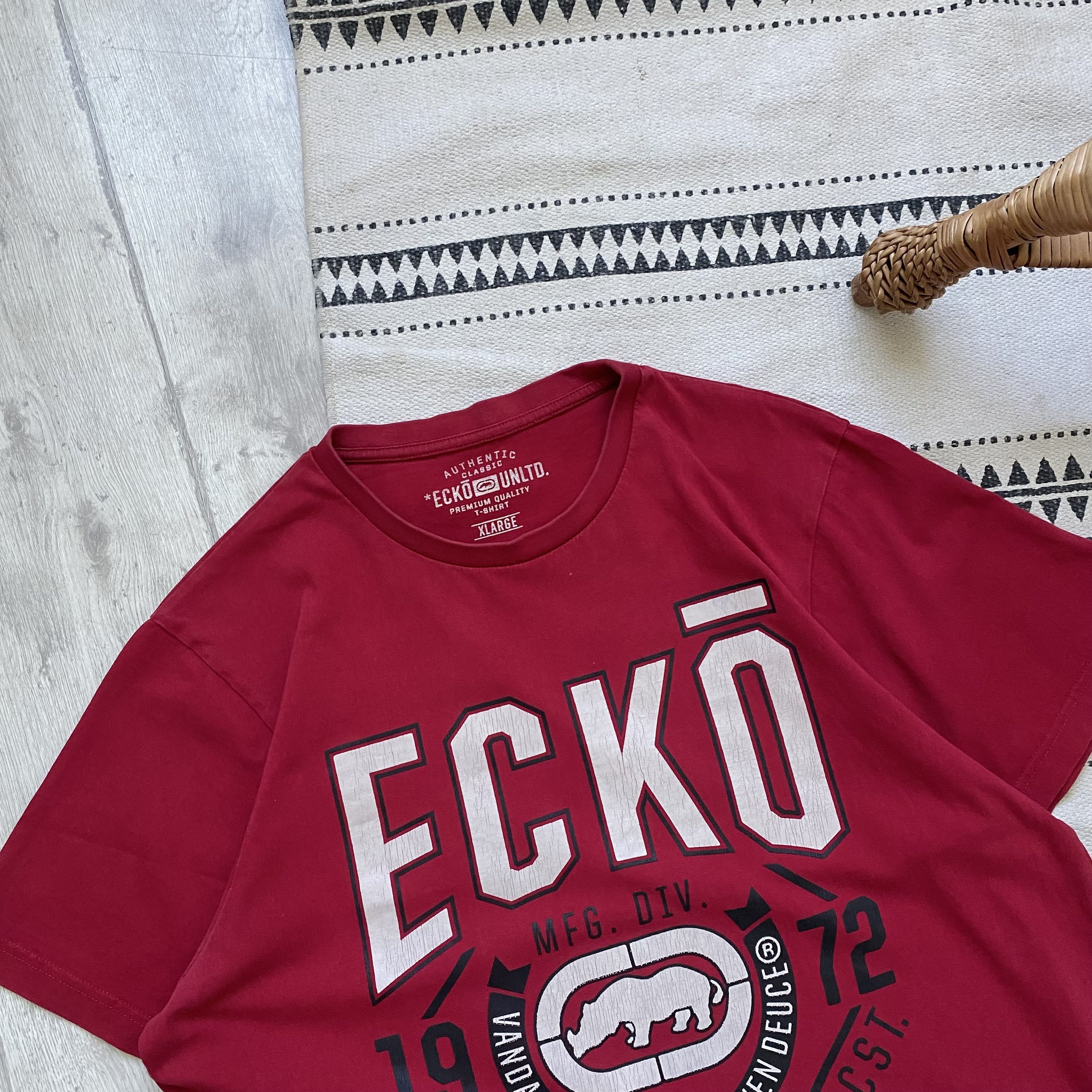 Ecko Unltd. Vintage ECKO unltd distressed tee Y2K Affliction Style Size US M / EU 48-50 / 2 - 3 Thumbnail