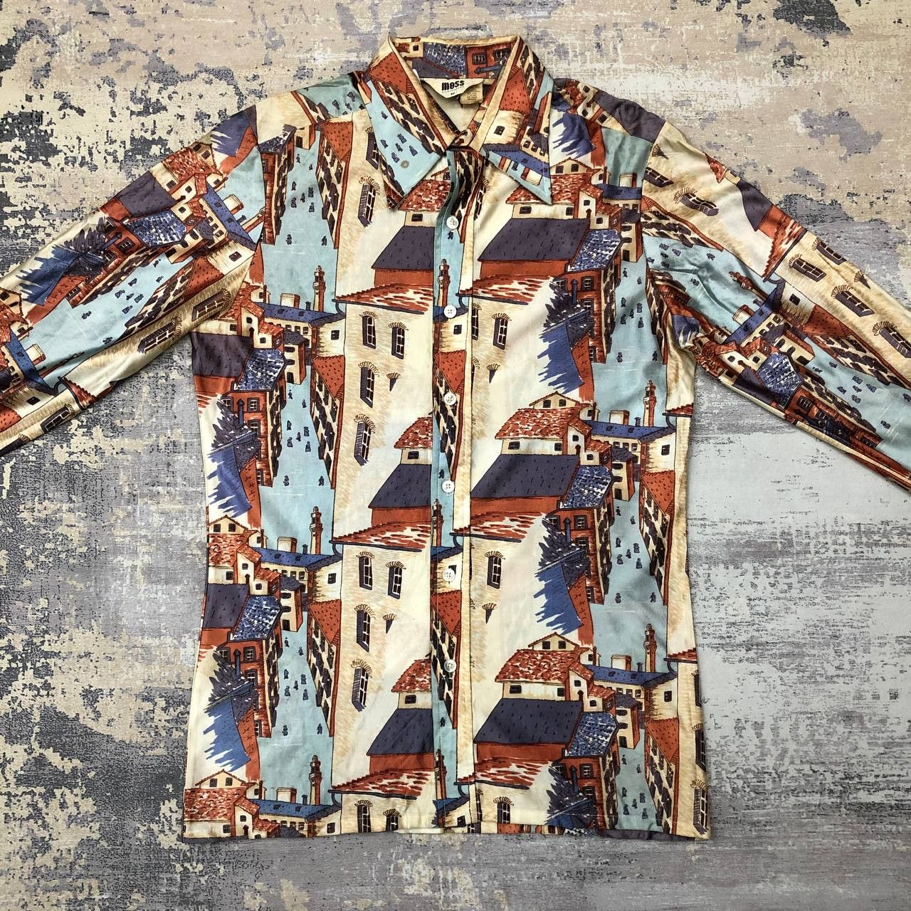 Moss T161 VTG MOSS X SHIRTMAKER FULLPRINT SHIRTS Size US M / EU 48-50 / 2 - 1 Thumbnail