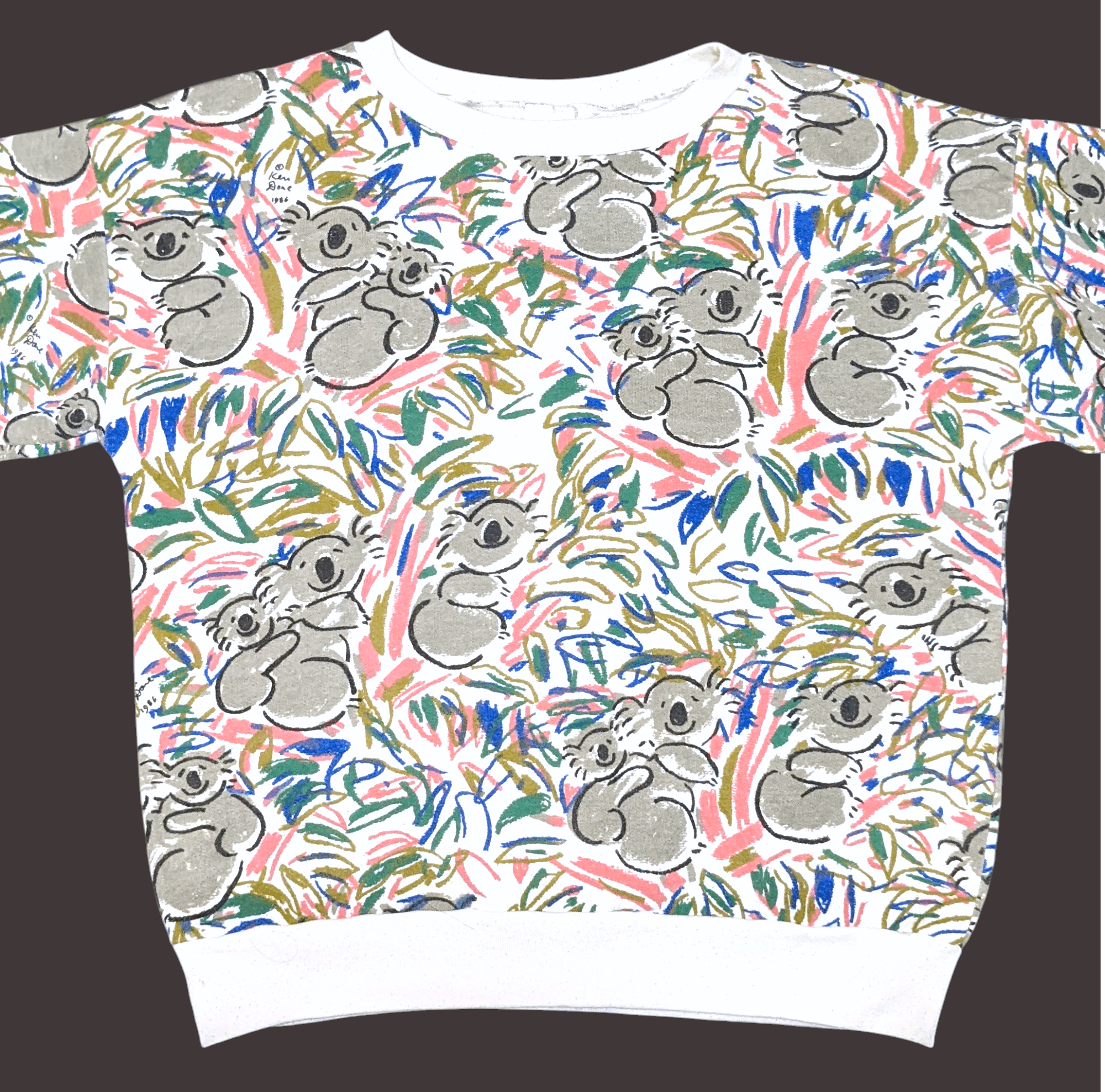 Unsound Rags × Vintage Vintage Rare 80s Ken Done Art Nature Australia Sweatshirt Size US S / EU 44-46 / 1 - 3 Thumbnail