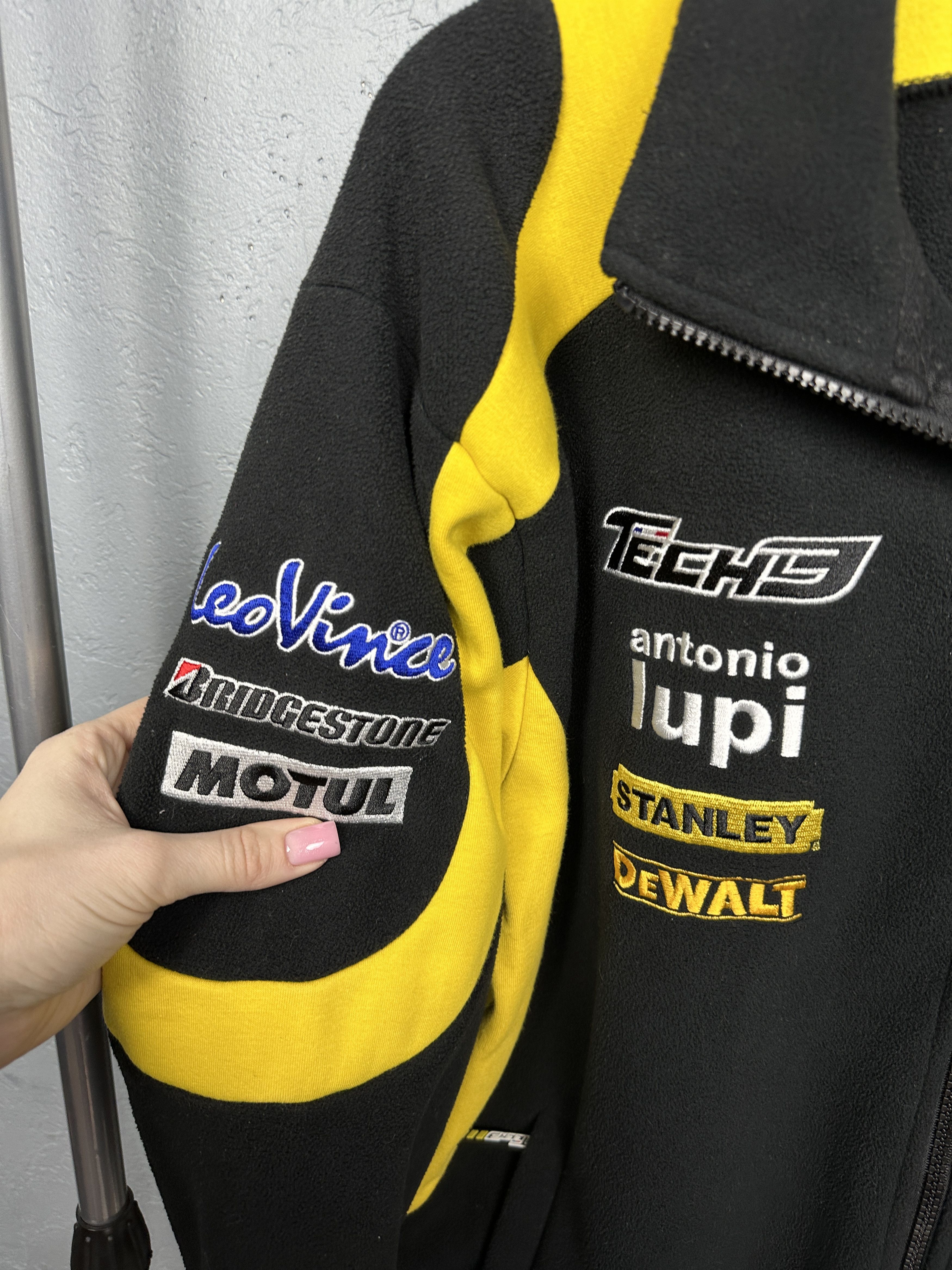 Vintage Tech3 Monster Racing Team Vintage Mens Fleece Jacket Y2K Size US XS / EU 42 / 0 - 3 Thumbnail
