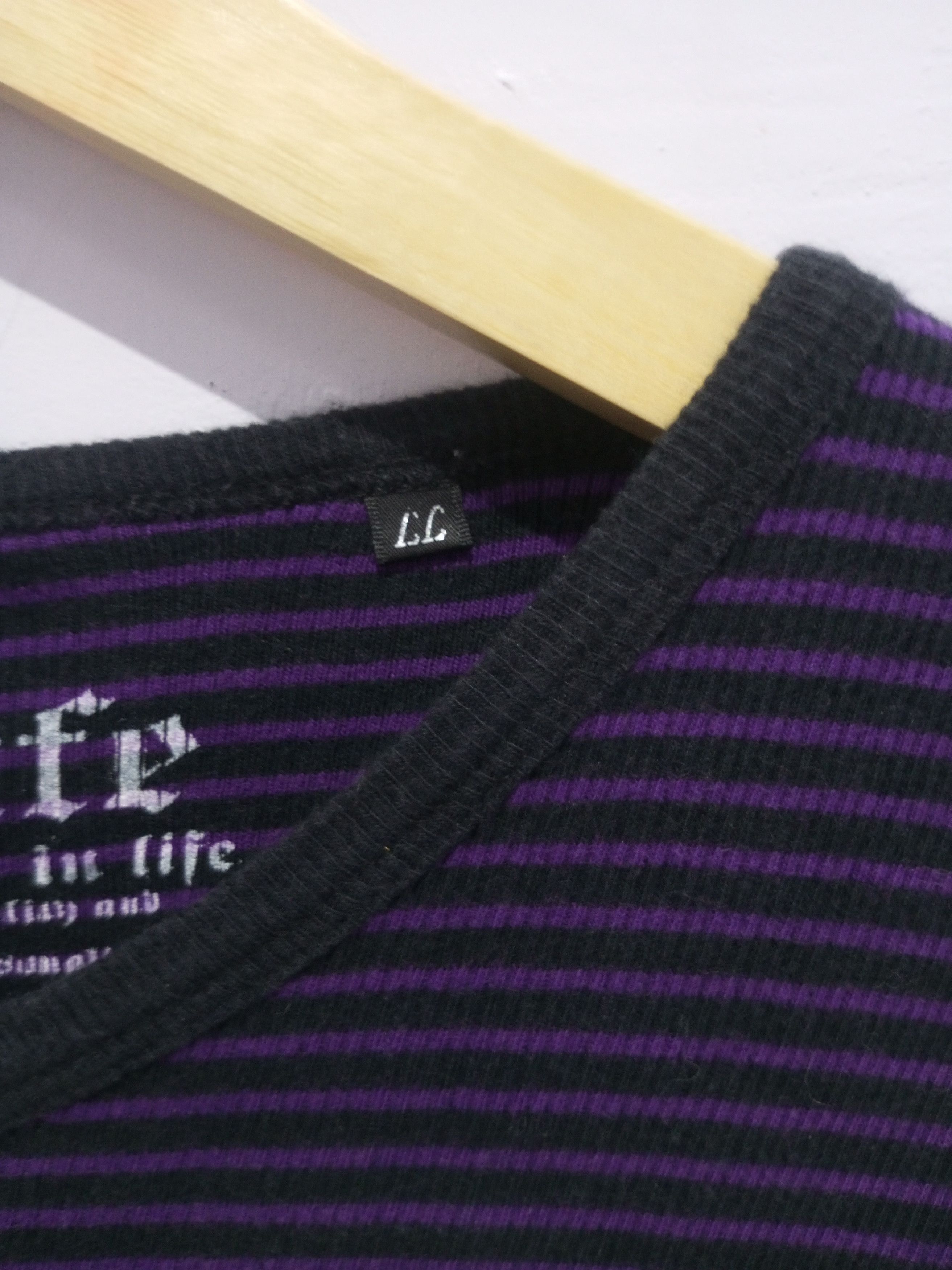 Japanese Brand Japanese mild life poem long sleeve tshirt Size US L / EU 52-54 / 3 - 8 Thumbnail