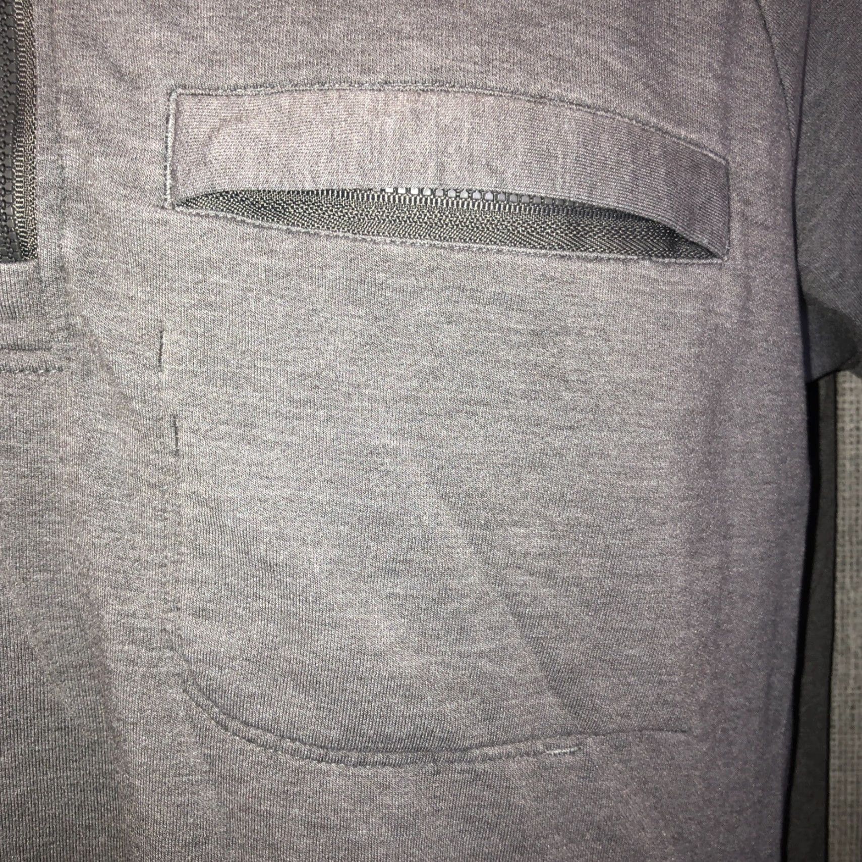 KAVU KAVU Pullover Zip Gray M Mens Windbreaker Solid Half Zip Pullover M Gray Mens Size US M / EU 48-50 / 2 - 2 Thumbnail