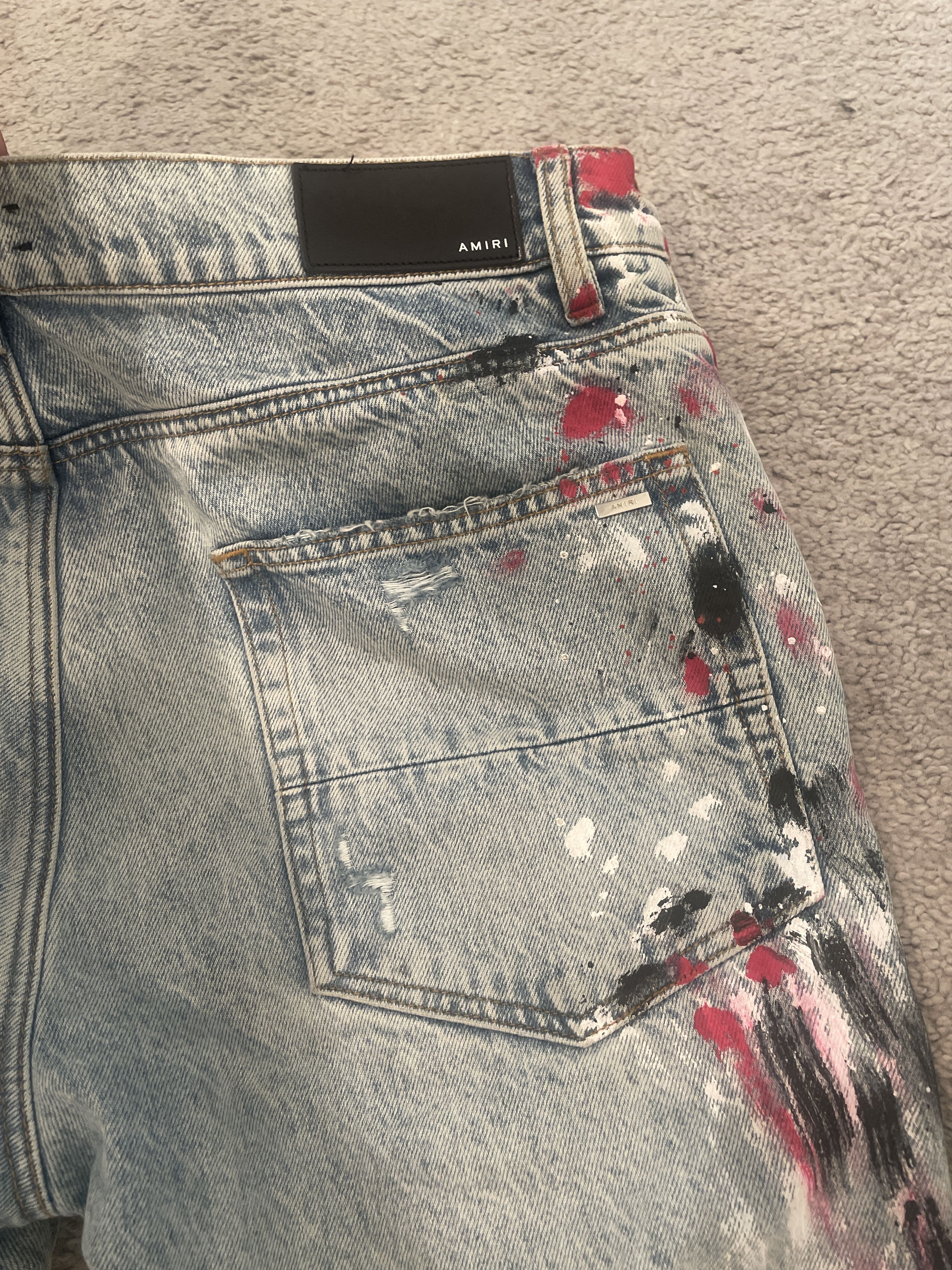 Amiri Amiri paint splatter jeans Size US 32 / EU 48 - 3 Thumbnail