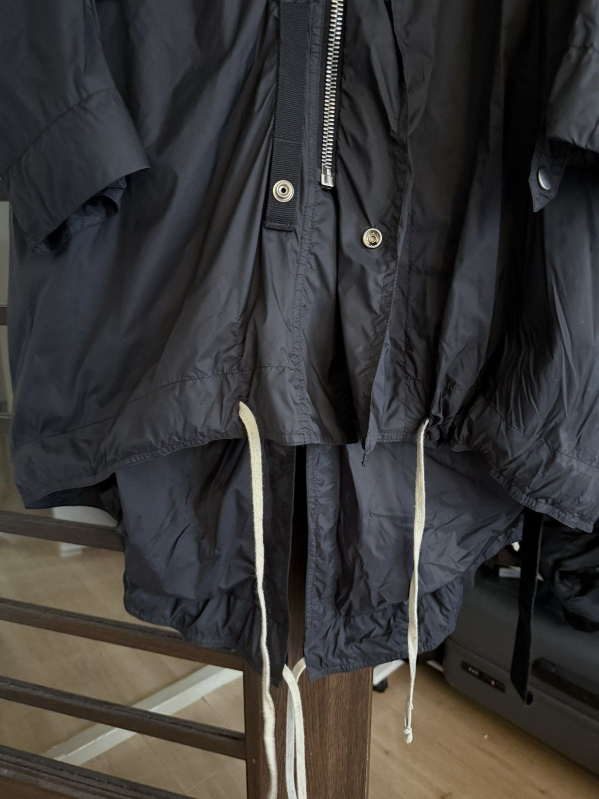 Rick Owens DRKSHDW BY RICK OWENS JUMBO FISHTAIL COAT Size US M / EU 48-50 / 2 - 8 Thumbnail