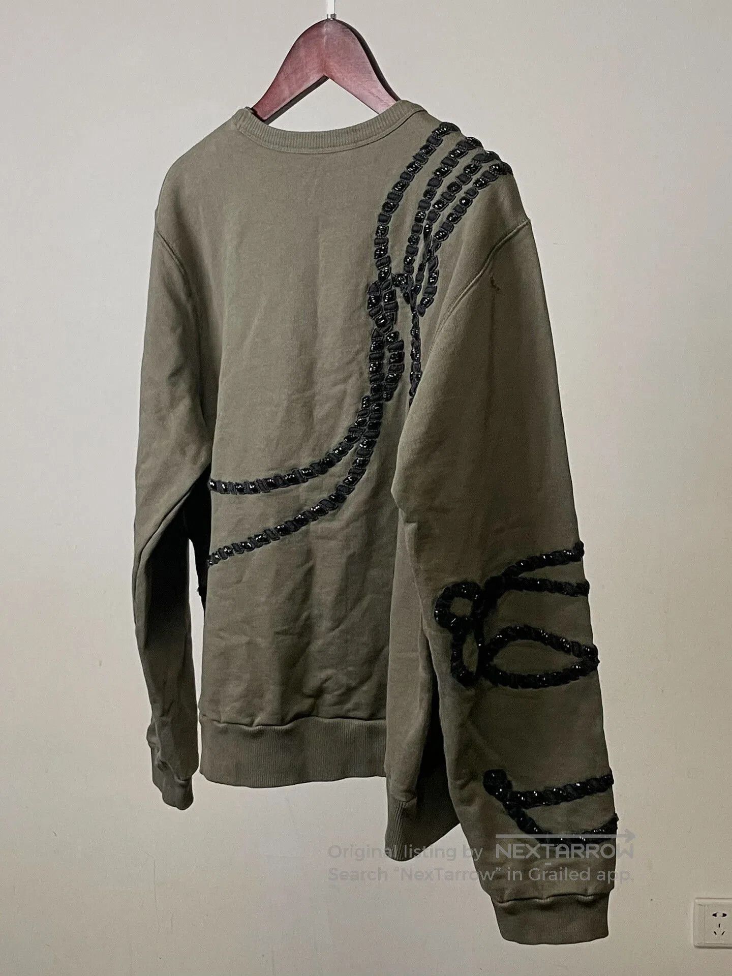 Dries Van Noten Dries Van Noten Beaded Embroidery Sweatshirt. Size M / US 6-8 / IT 42-44 - 6 Thumbnail