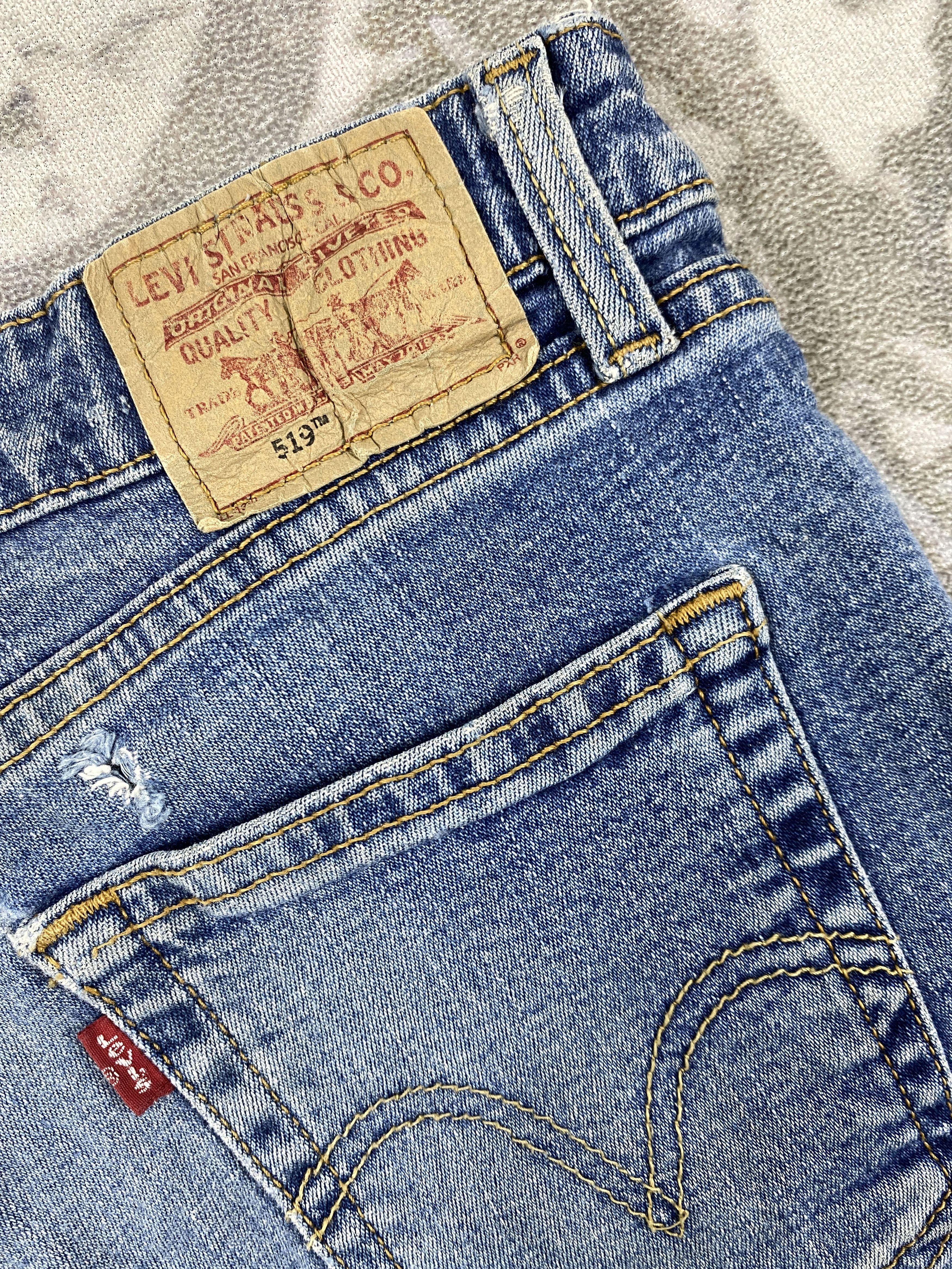 Japanese Brand Vintage Levi's 519 Low Flared Denim 30 x 31.5 -JN691 Size US 30 / EU 46 - 12 Thumbnail