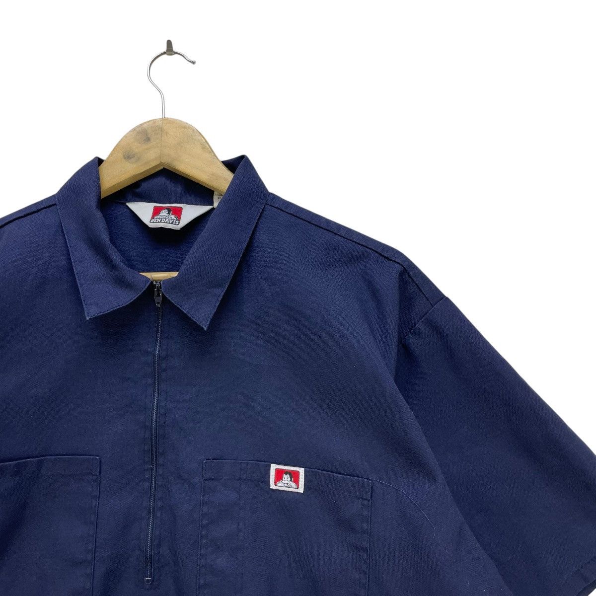 Ben Davis × Dickies 💥Vintage Ben Davis Half Zipper Dual Pocket Jacket Talon Zip Size US L / EU 52-54 / 3 - 3 Thumbnail