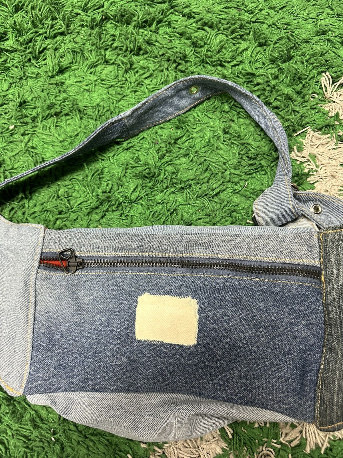 Gallery Dept. × Nike Gallery Dept. X Nike Satchel Side Bag Denim Neon Size ONE SIZE - 4 Thumbnail