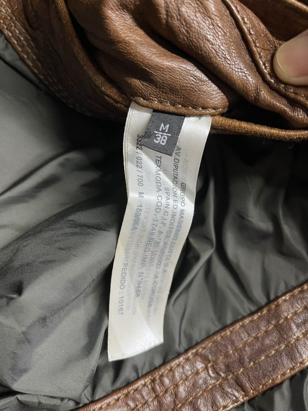 Massimo Dutti Massimo Dutti Brown motorcycle Leather Jacket Size US M / EU 48-50 / 2 - 17 Thumbnail