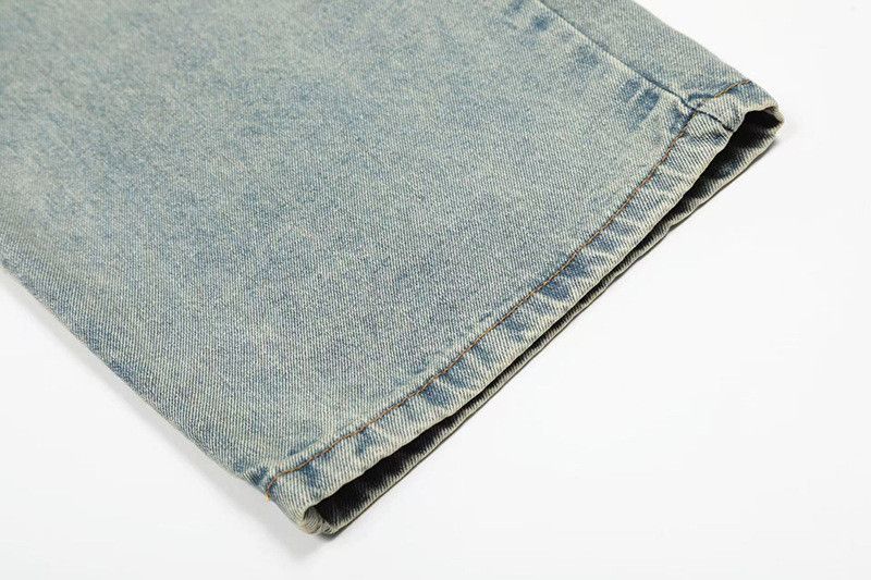 Jean American retro casual men's high street jeans Size US 34 / EU 50 - 6 Thumbnail