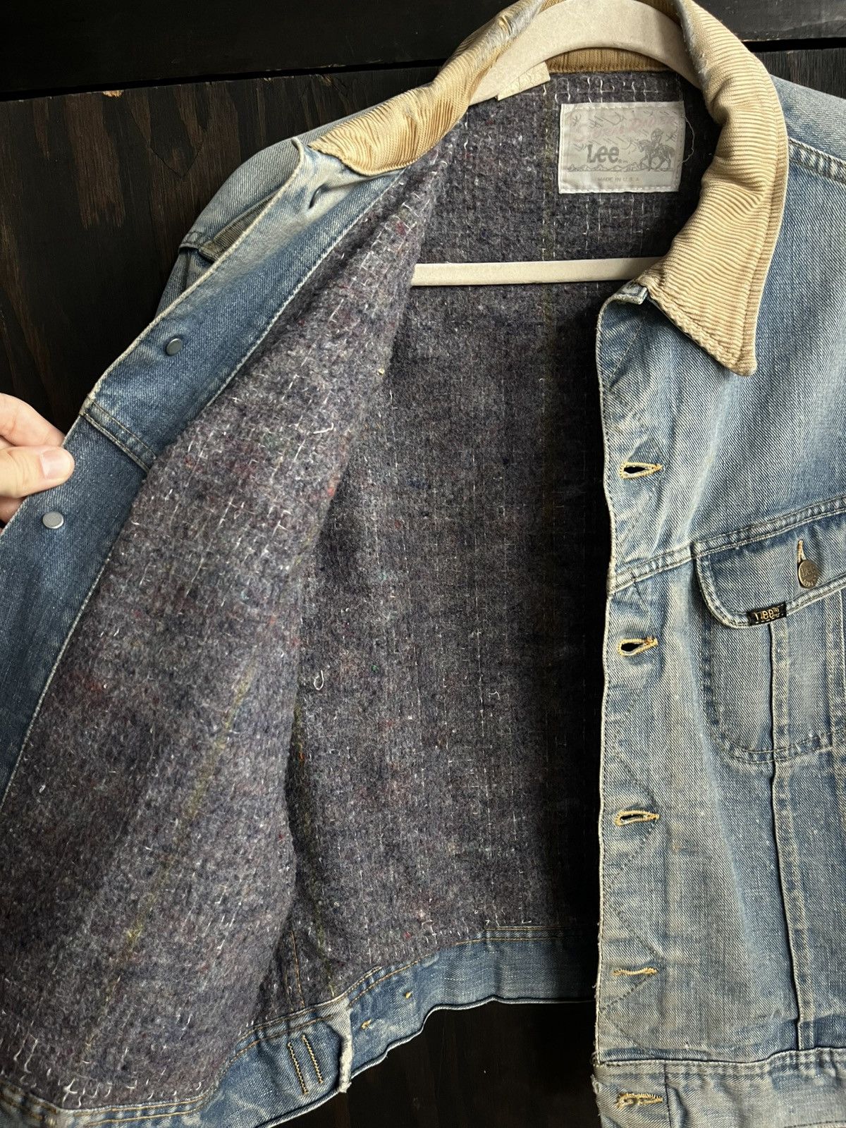 Lee 1970s Lee Stormrider corduroy collar Size US M / EU 48-50 / 2 - 5 Thumbnail