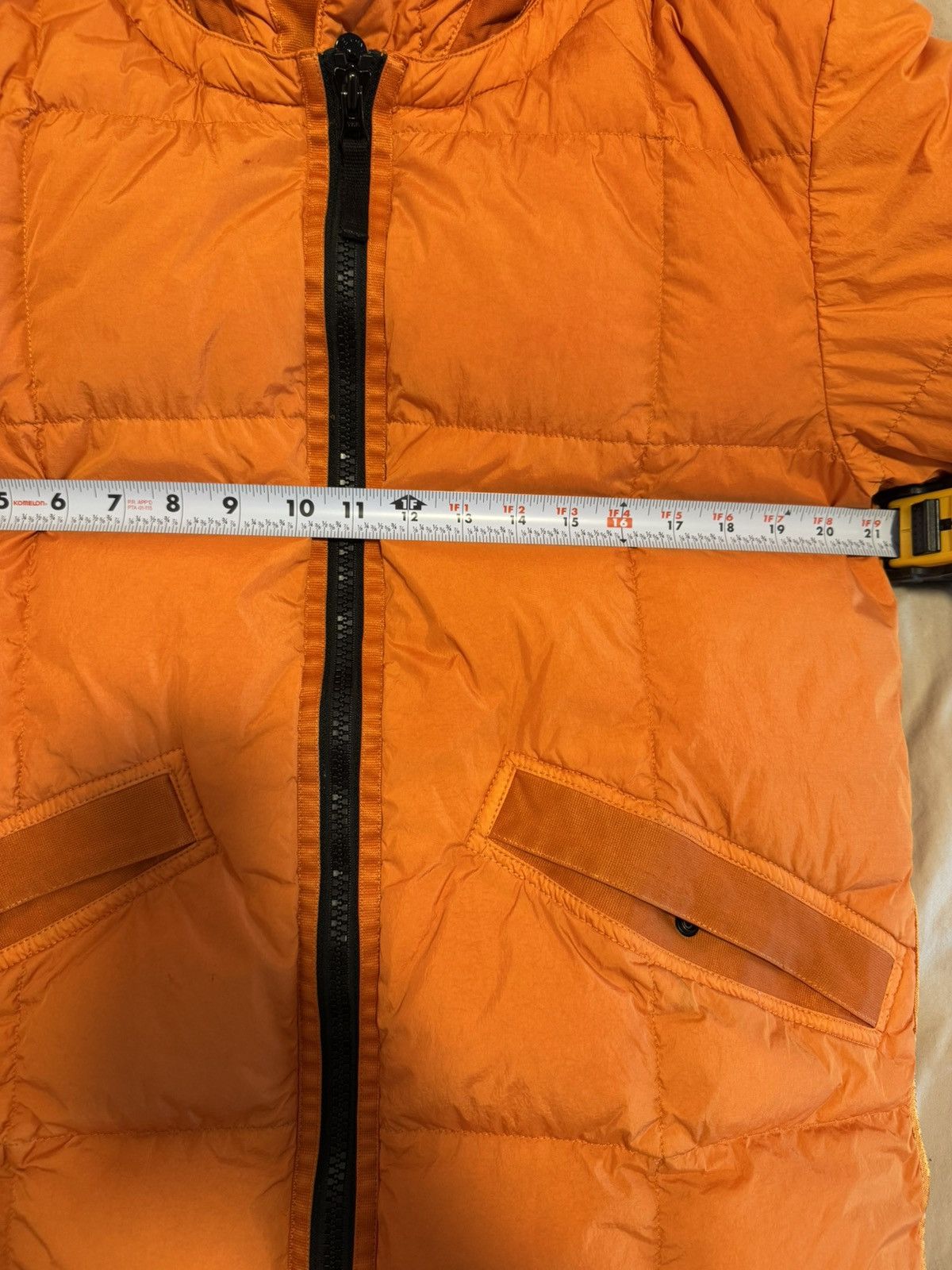 Stone Island Stone Island Orange Down Garment Dyed Crinkle Reps Jacket Size US M / EU 48-50 / 2 - 5 Thumbnail