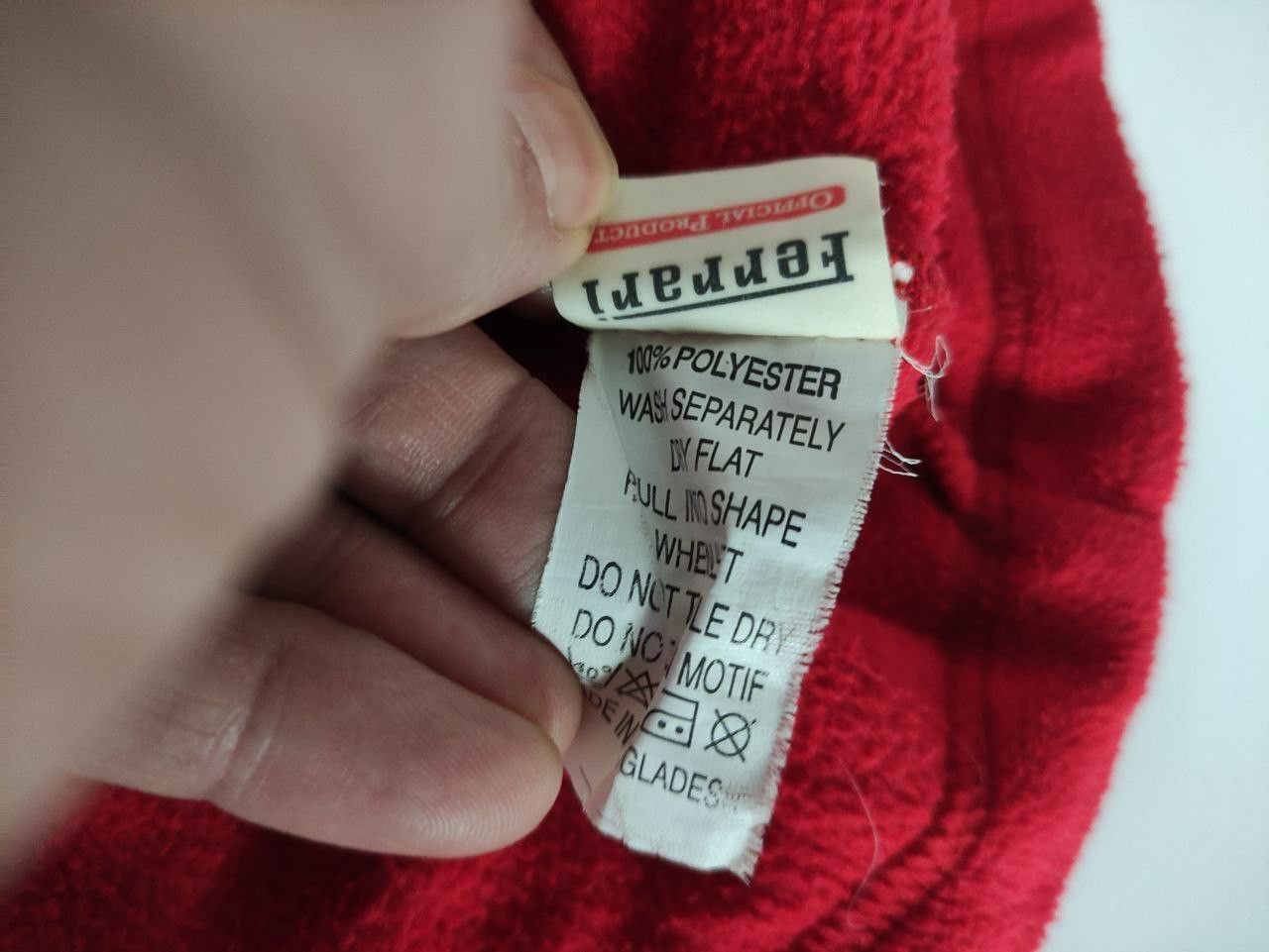 Ferrari Vintage Ferrari Racing Fleece Jacket Half Zip Size XL Size US XL / EU 56 / 4 - 5 Thumbnail