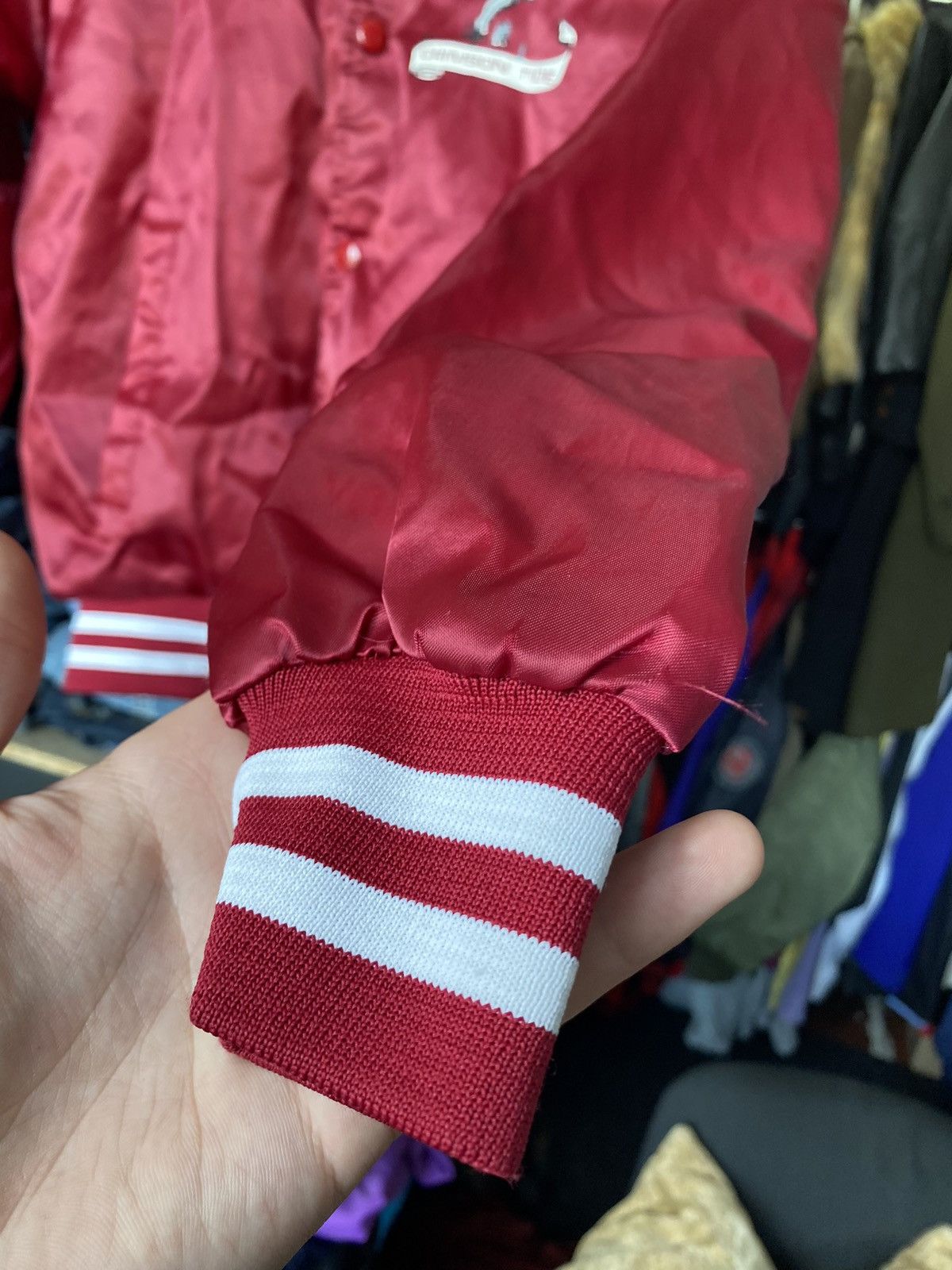 Vintage VNTG 90s USA Locker Line Red Jacket Crimson Tide Alabama Size US S / EU 44-46 / 1 - 23 Thumbnail