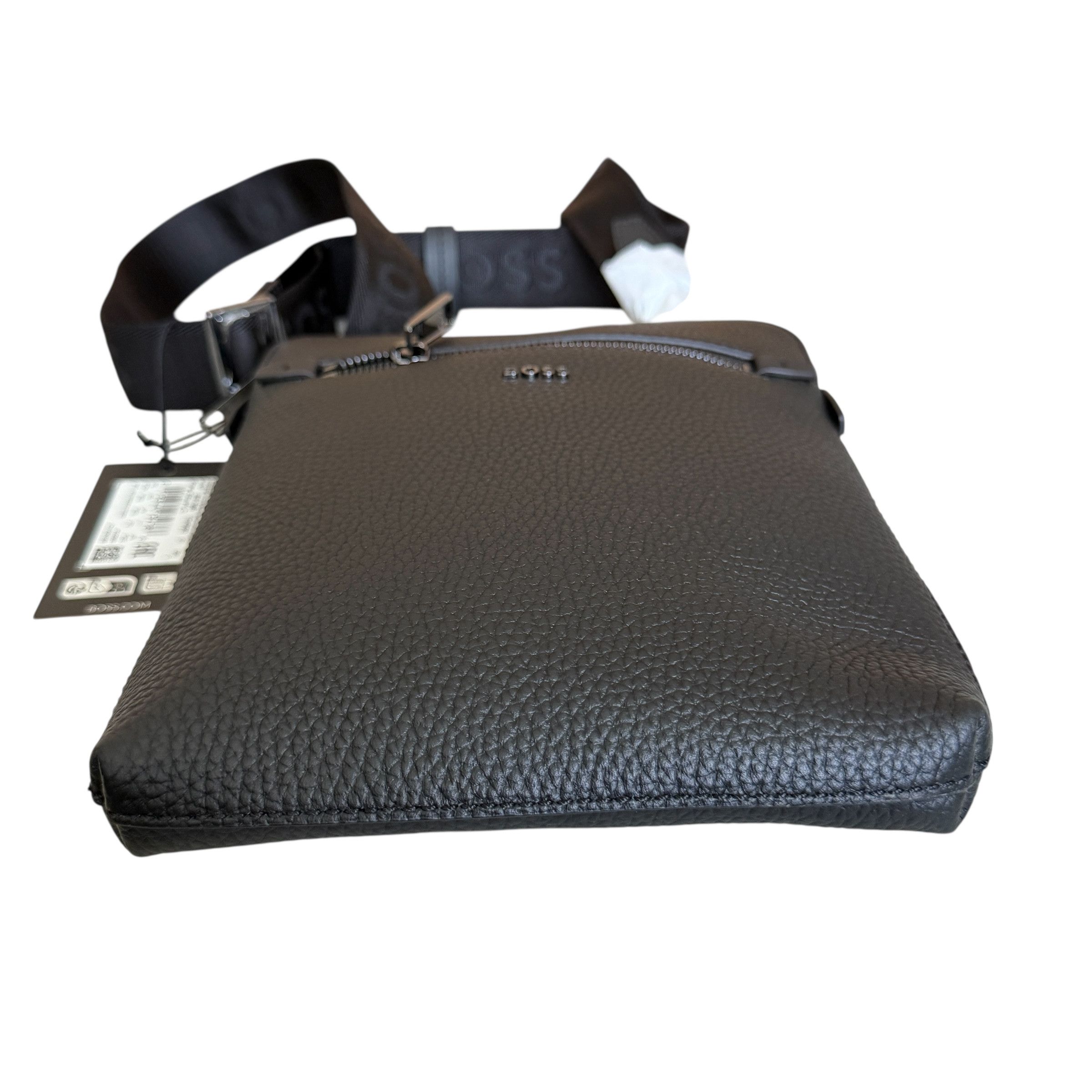 Hugo Boss HUGO BOSS Morval_S All Leather Zip Env_O Bag 50517985 Black Size ONE SIZE - 15 Thumbnail