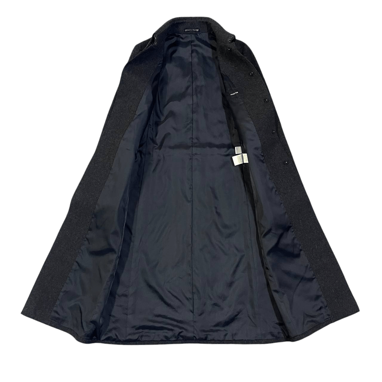 Yohji Yamamoto Vintage Yohji Yamamoto Noue-rue Wool Long Coat Size US S / EU 44-46 / 1 - 6 Thumbnail